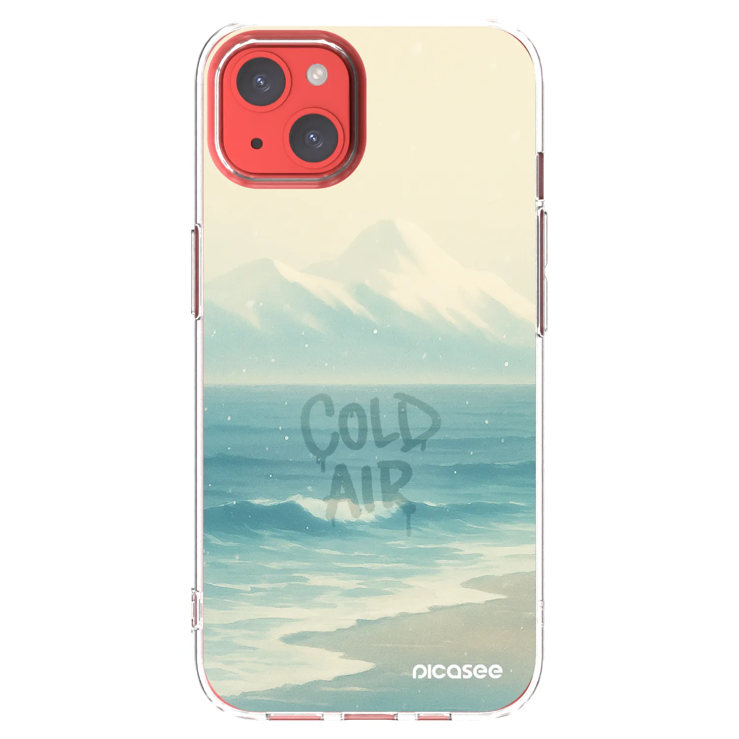 Picasee husă transparentă din silicon pentru Apple iPhone 13 - COLD AIR