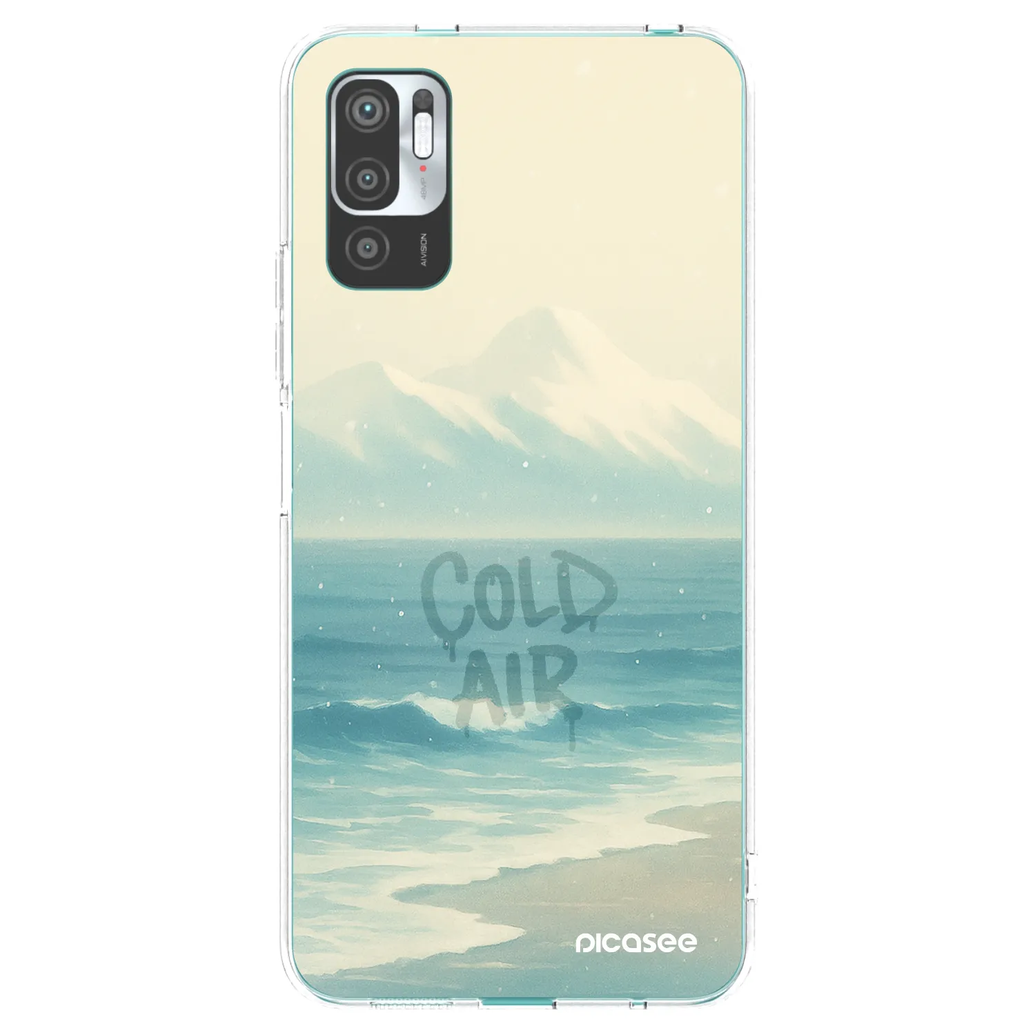 Picasee husă transparentă din silicon pentru Xiaomi Redmi Note 10 5G - COLD AIR