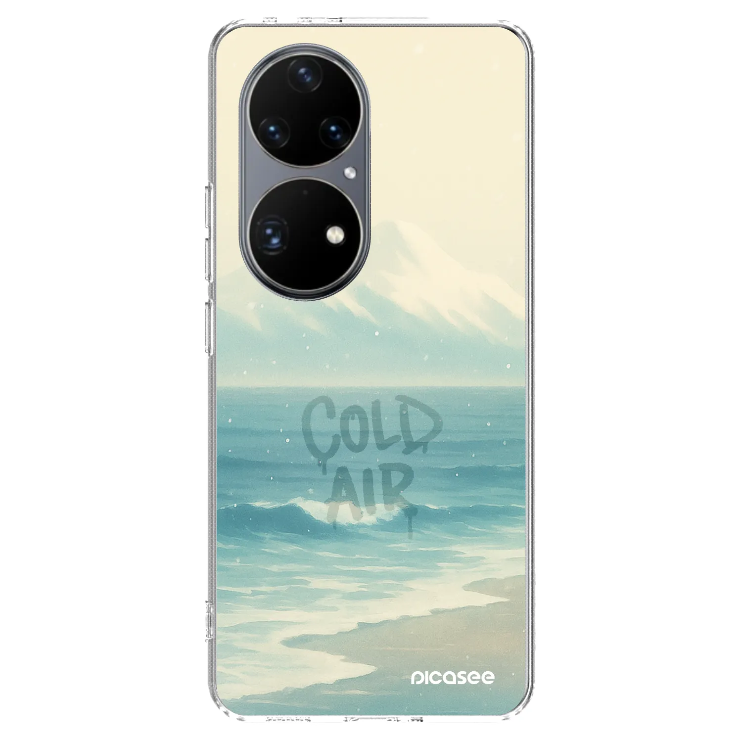 Picasee husă transparentă din silicon pentru Huawei P50 - COLD AIR