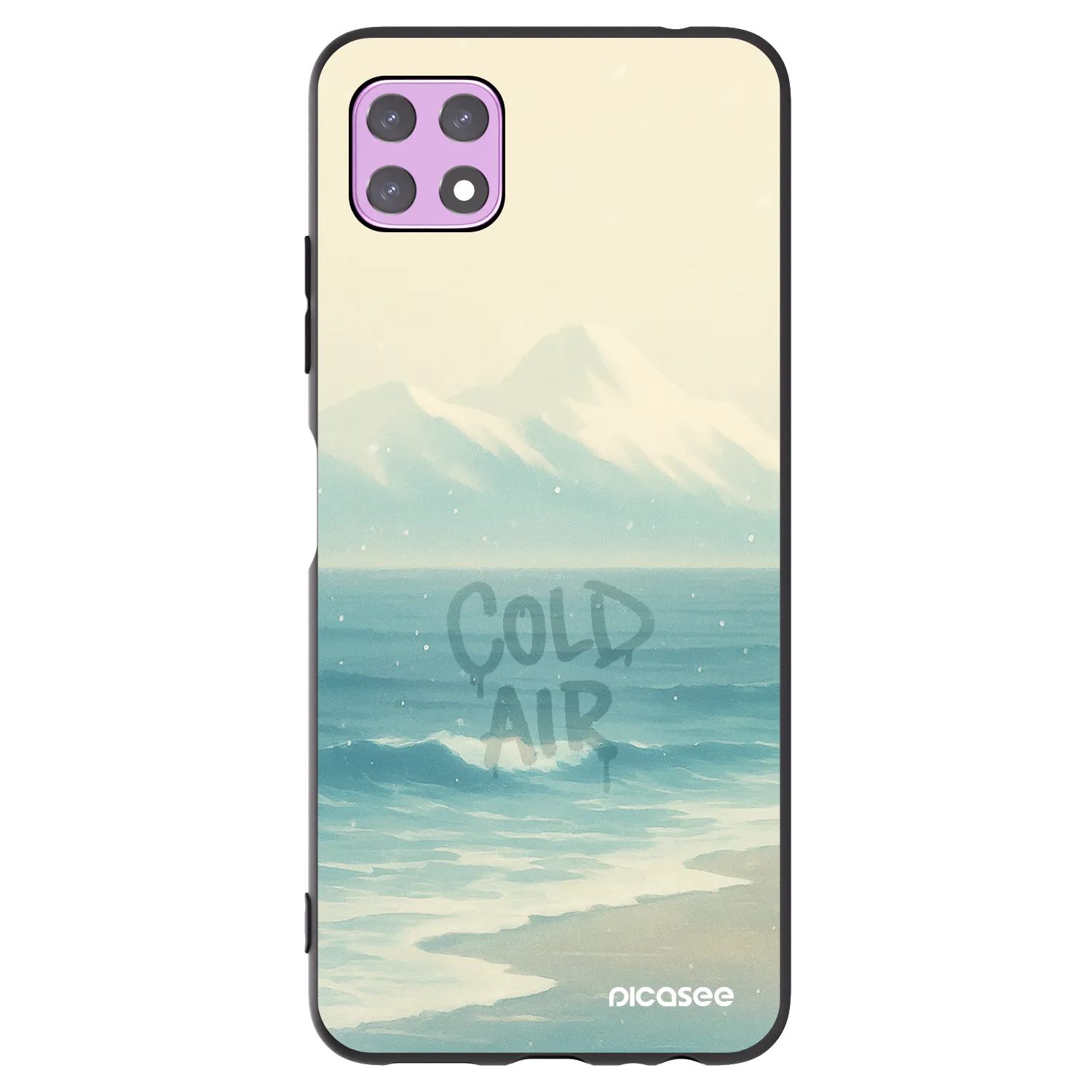 Picasee husă neagră din silicon pentru Samsung Galaxy A22 A226B 5G - COLD AIR