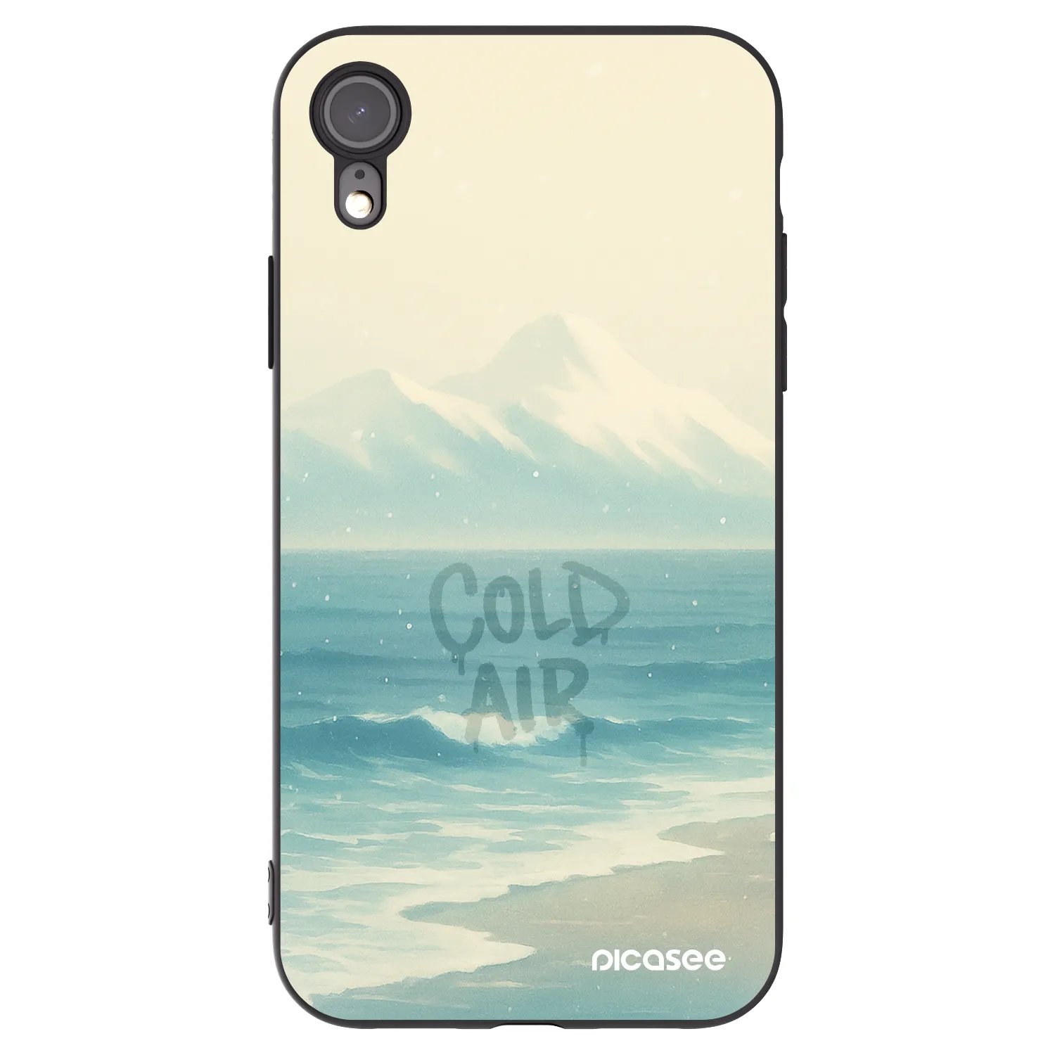 Picasee husă neagră din silicon pentru Apple iPhone 6 Plus/6S Plus - COLD AIR
