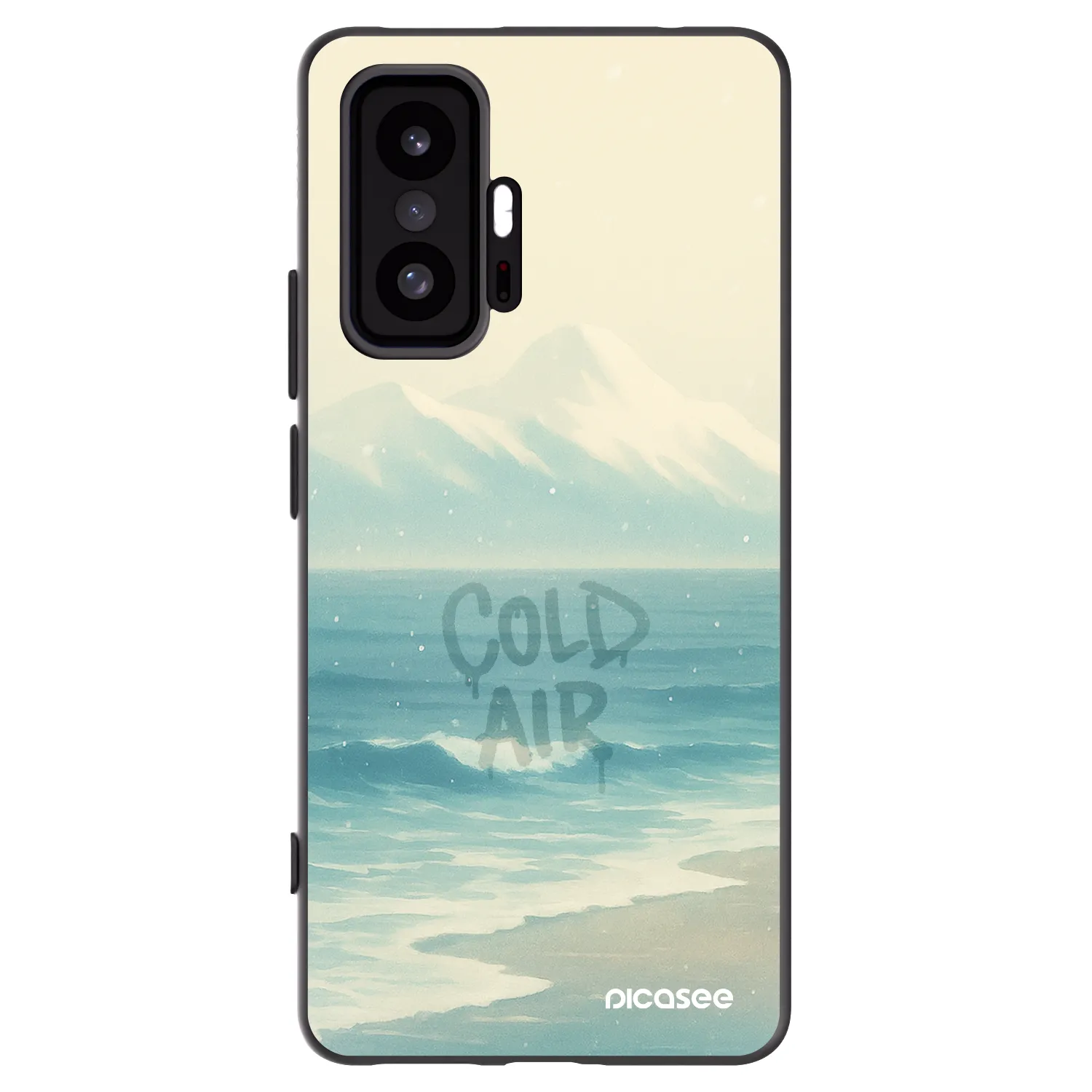 Picasee husă neagră din silicon pentru Xiaomi 11T - COLD AIR