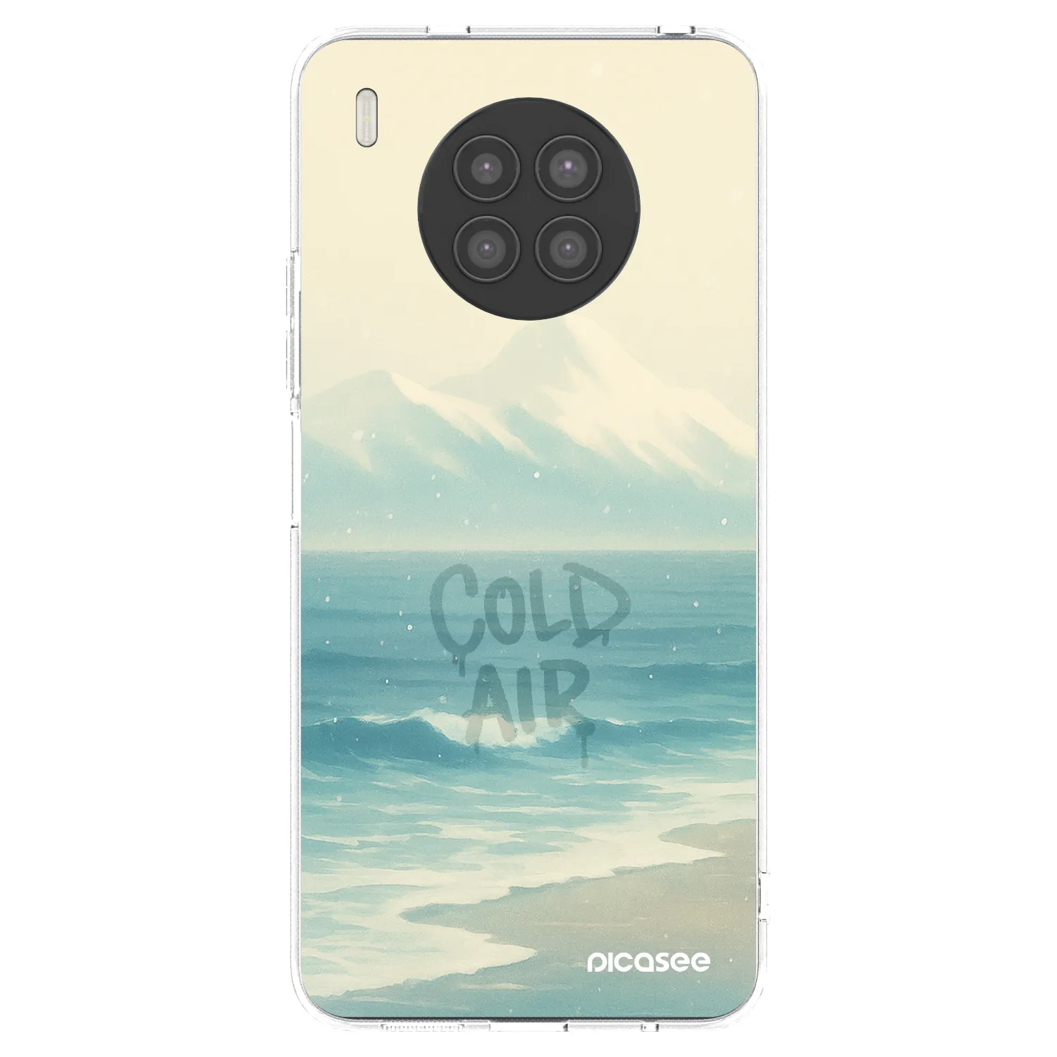 Picasee husă transparentă din silicon pentru Huawei Nova 8i - COLD AIR