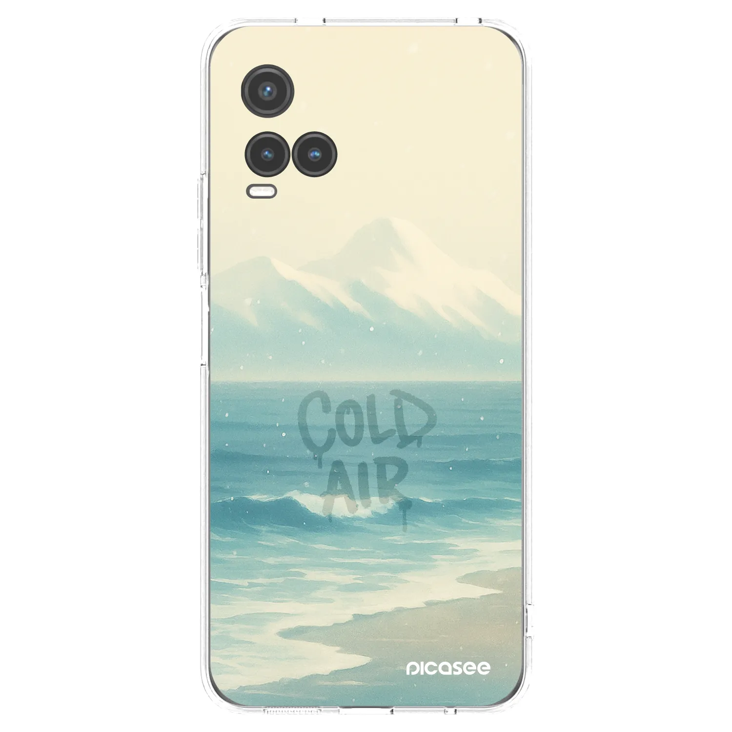 Picasee husă transparentă din silicon pentru Vivo Y33s - COLD AIR