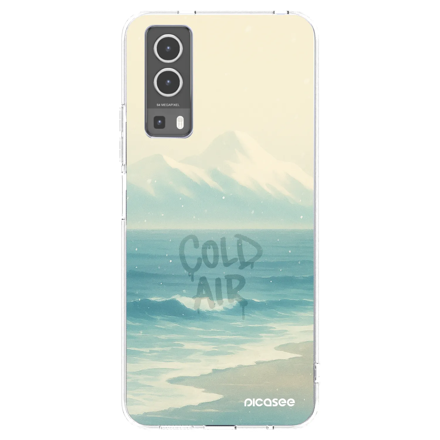Picasee husă transparentă din silicon pentru Vivo Y72 5G - COLD AIR