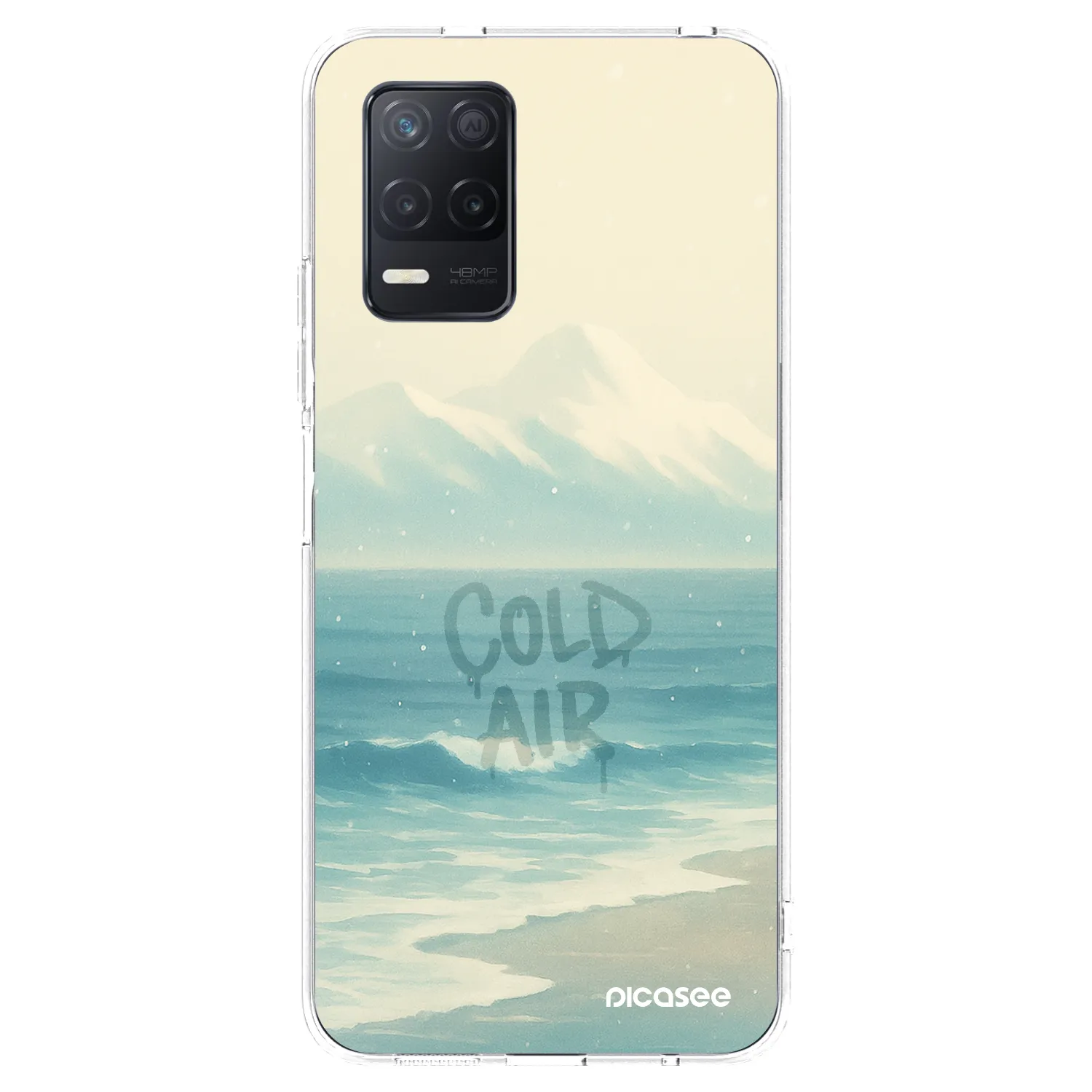 Picasee husă transparentă din silicon pentru Realme 8 5G - COLD AIR