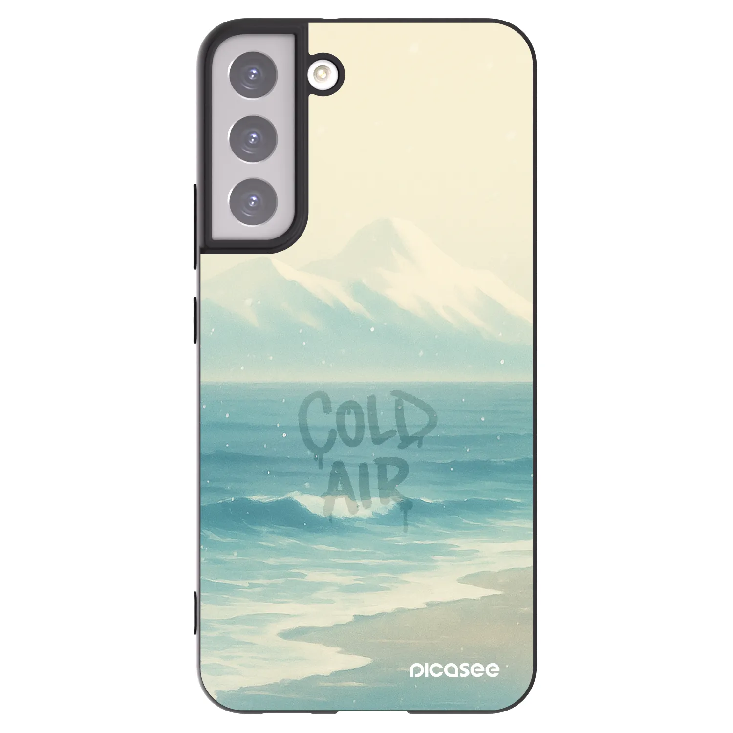 Picasee husă neagră din silicon pentru Samsung Galaxy S22+ 5G - COLD AIR