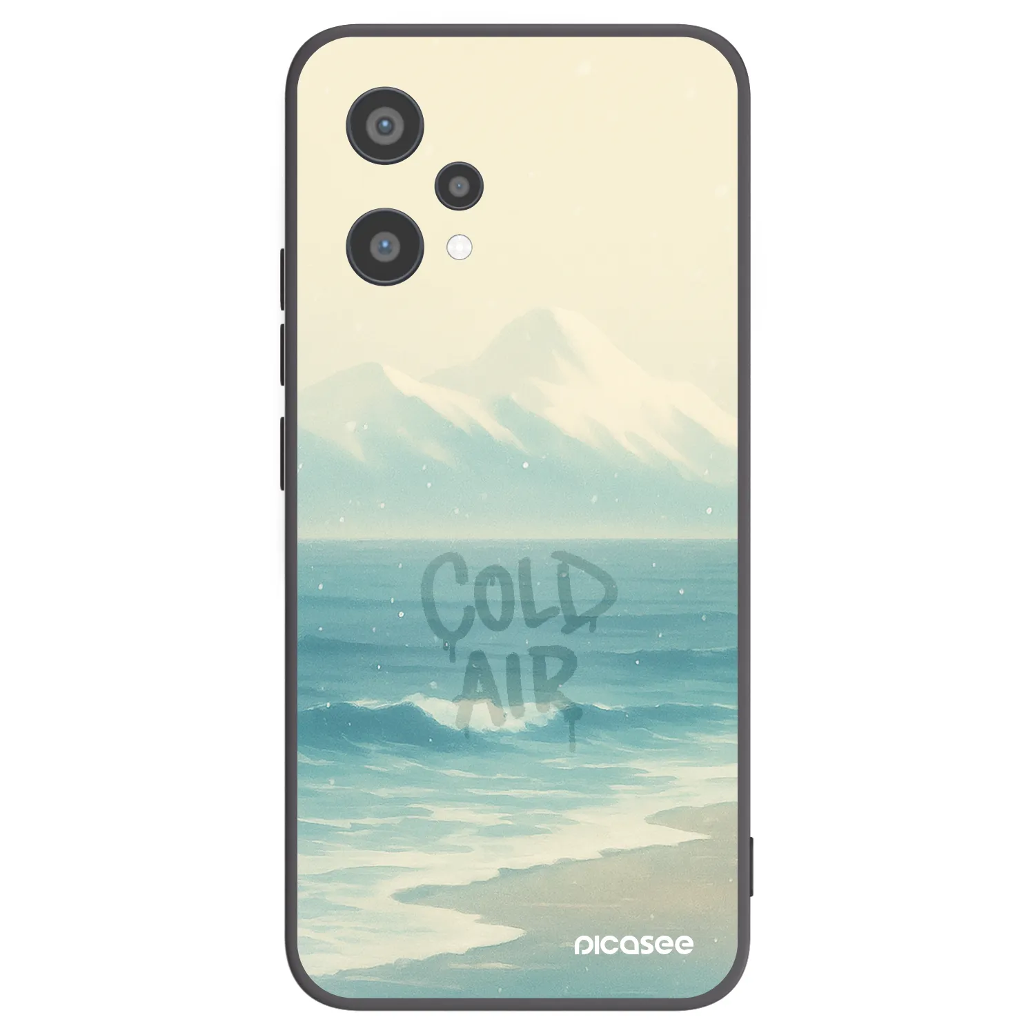Picasee husă neagră din silicon pentru Realme 9 Pro 5G - COLD AIR