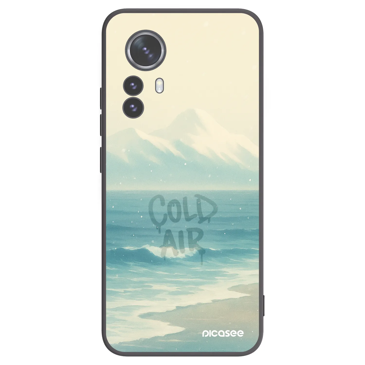 Picasee husă neagră din silicon pentru Xiaomi 12 Pro - COLD AIR