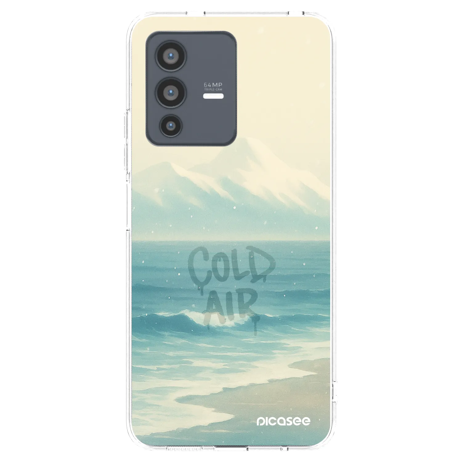 Picasee husă transparentă din silicon pentru Vivo V23 5G - COLD AIR