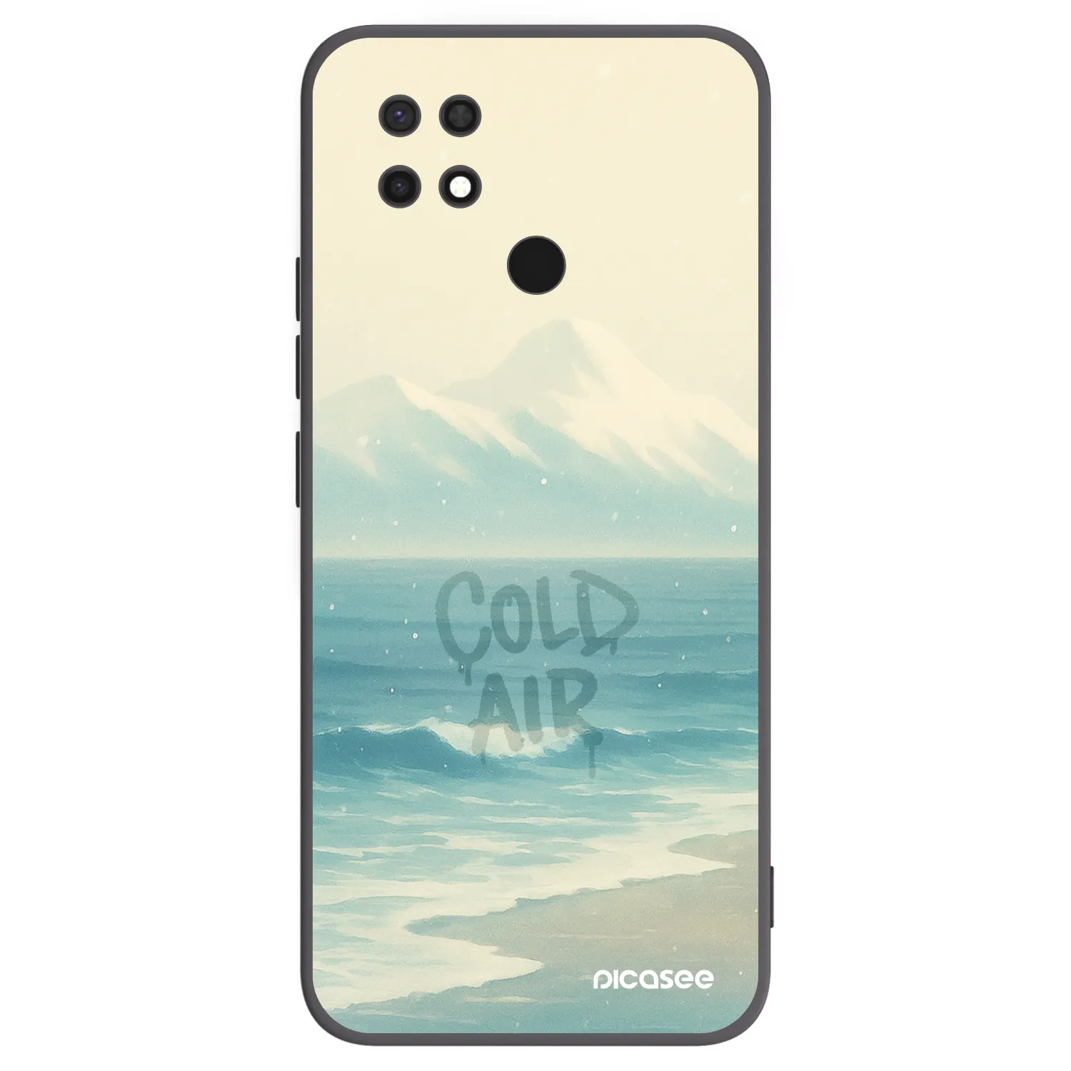 Picasee husă neagră din silicon pentru Xiaomi Redmi 10C - COLD AIR