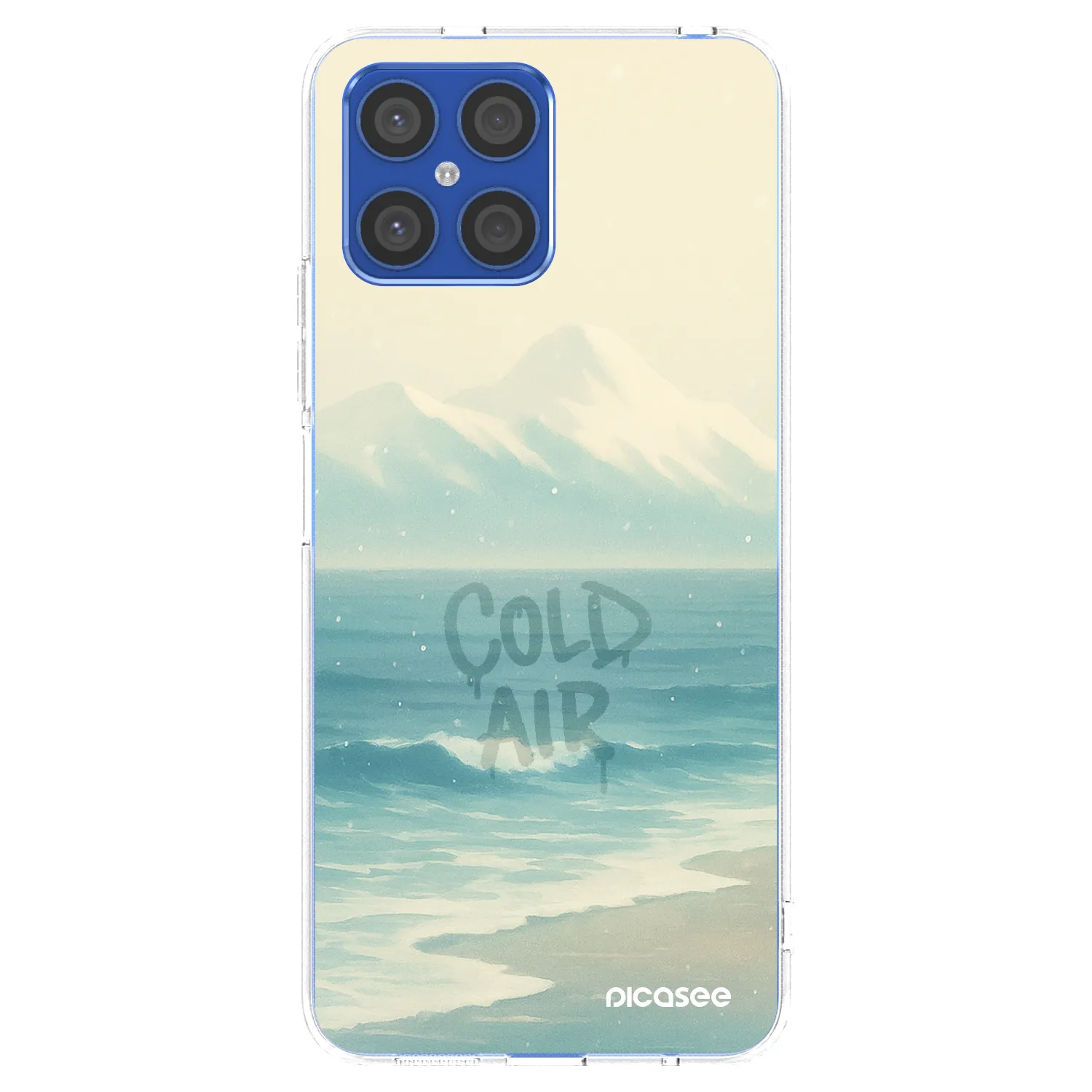 Picasee husă transparentă din silicon pentru Honor X8 4G - COLD AIR