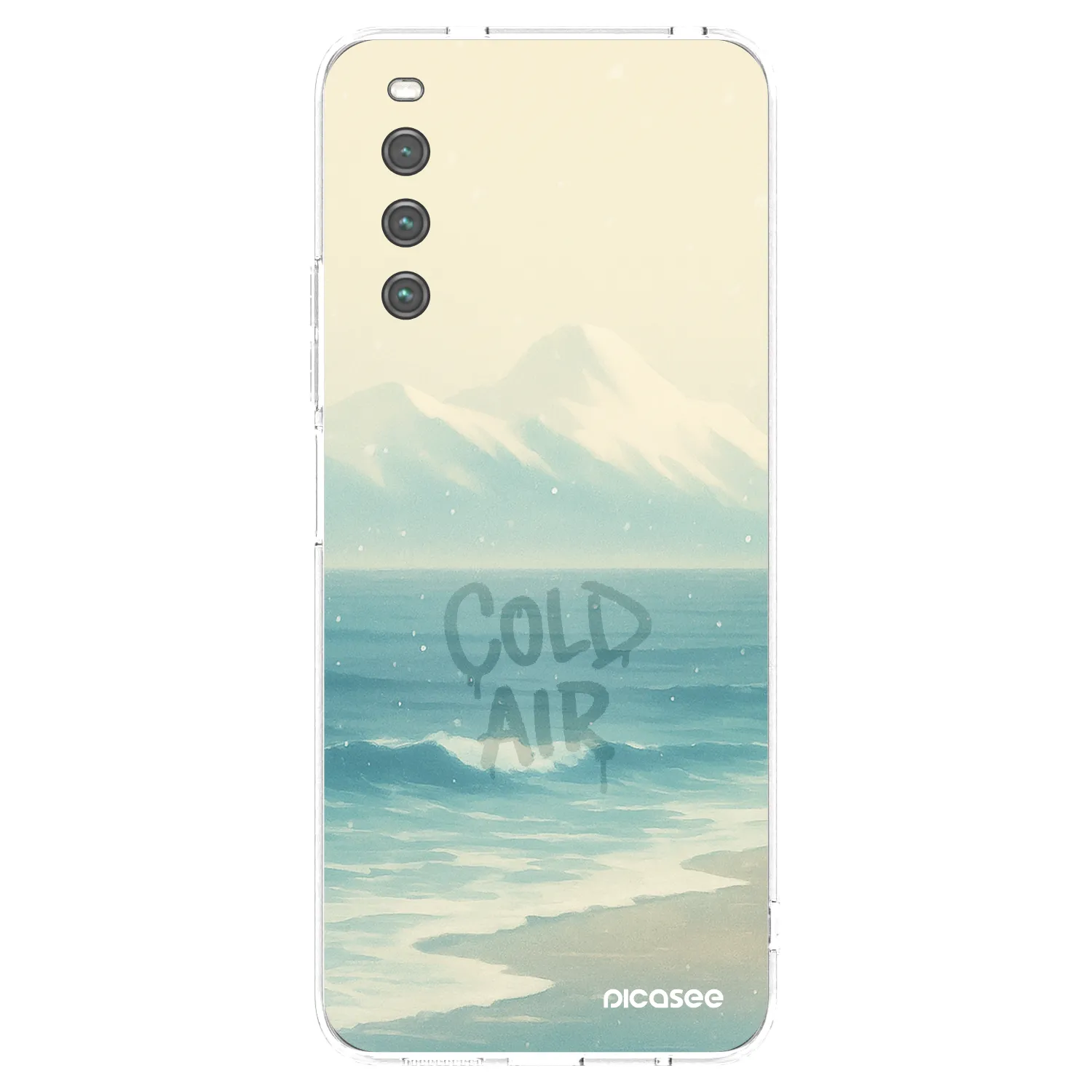 Picasee husă transparentă din silicon pentru Sony Xperia 10 IV 5G - COLD AIR