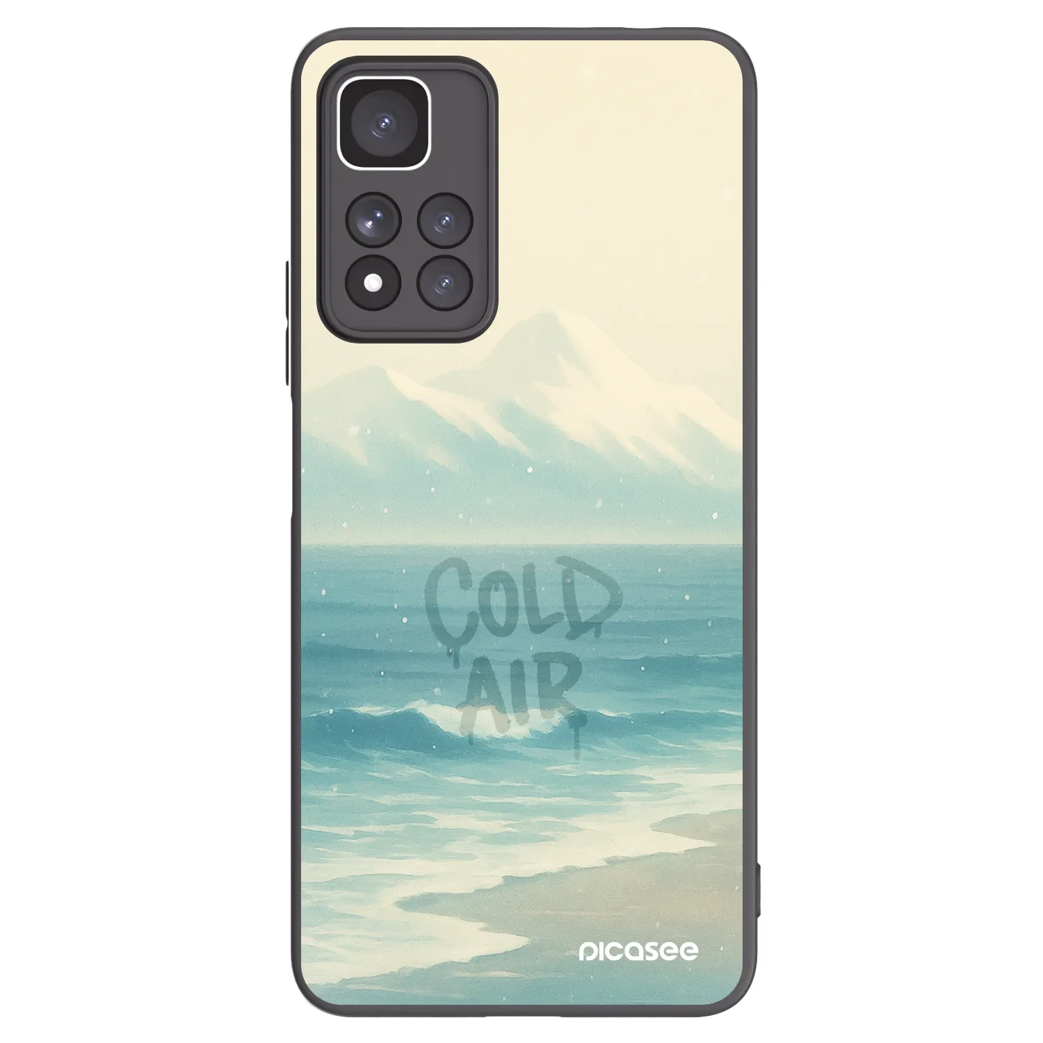 Picasee husă neagră din silicon pentru Xiaomi Redmi Note 11 Pro+ 5G - COLD AIR
