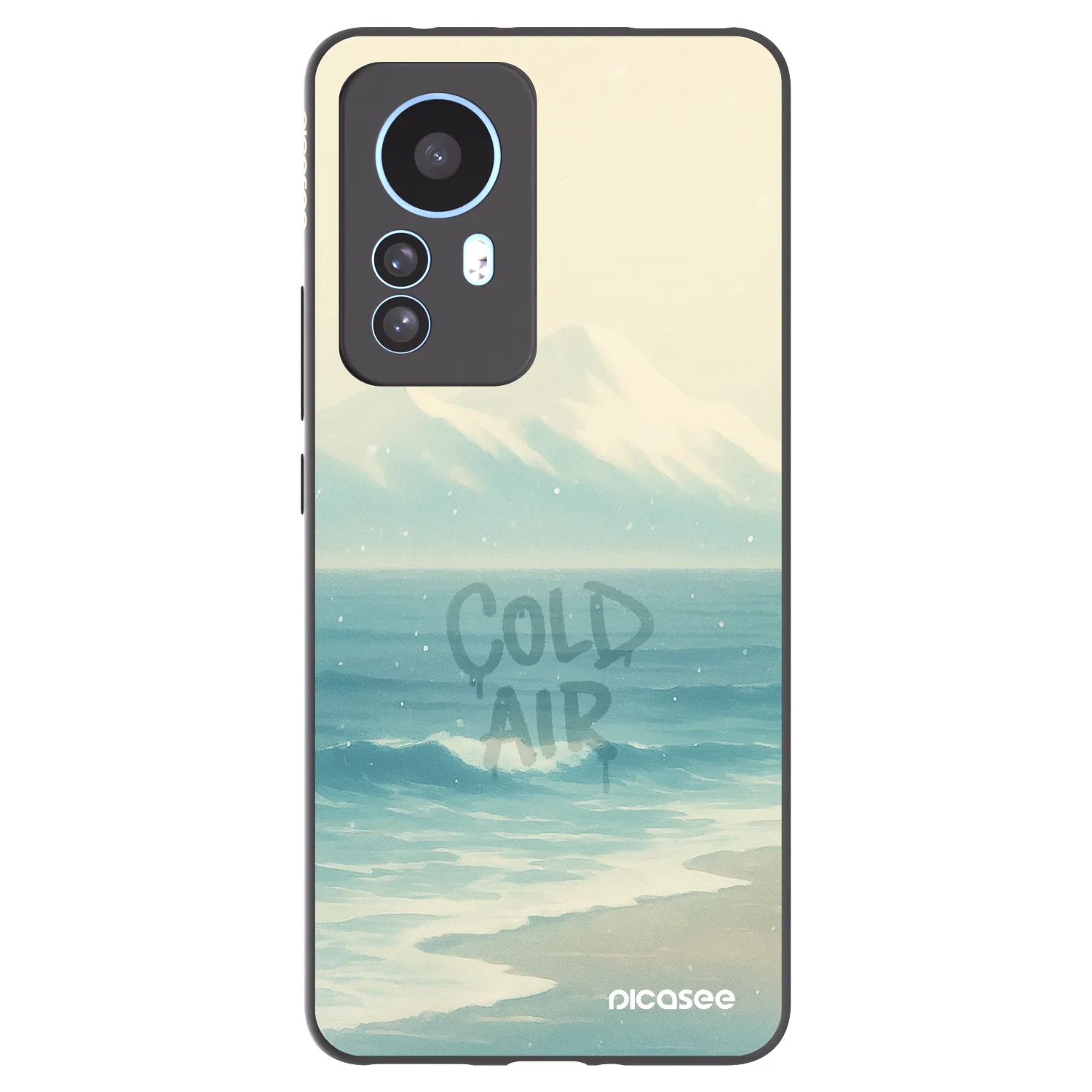 Picasee husă neagră din silicon pentru Xiaomi 12T Pro - COLD AIR