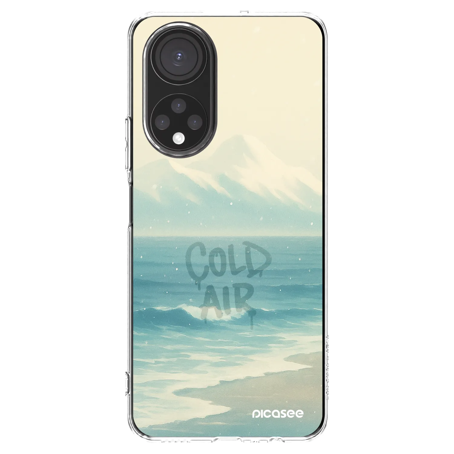 Picasee husă transparentă din silicon pentru Honor X7 - COLD AIR
