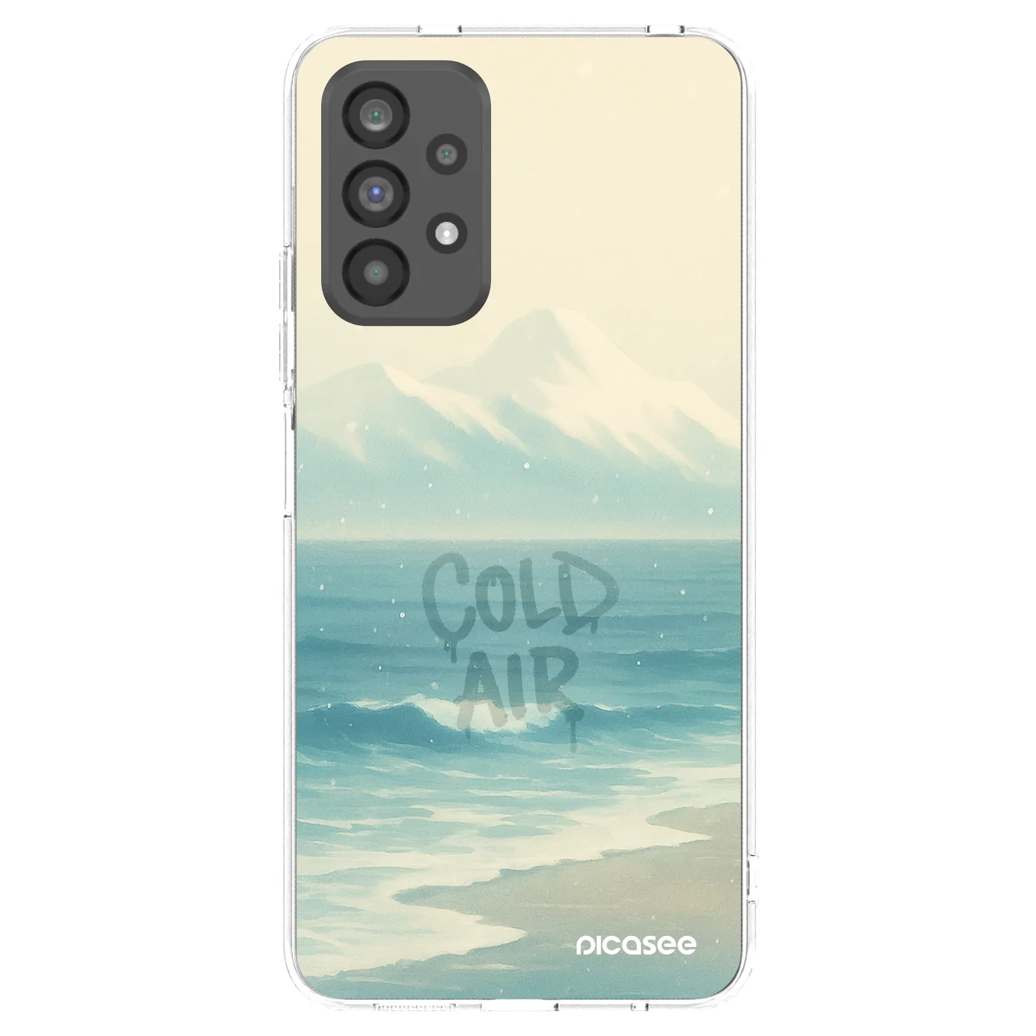 Picasee husă transparentă din silicon pentru Samsung Galaxy A73 5G - COLD AIR