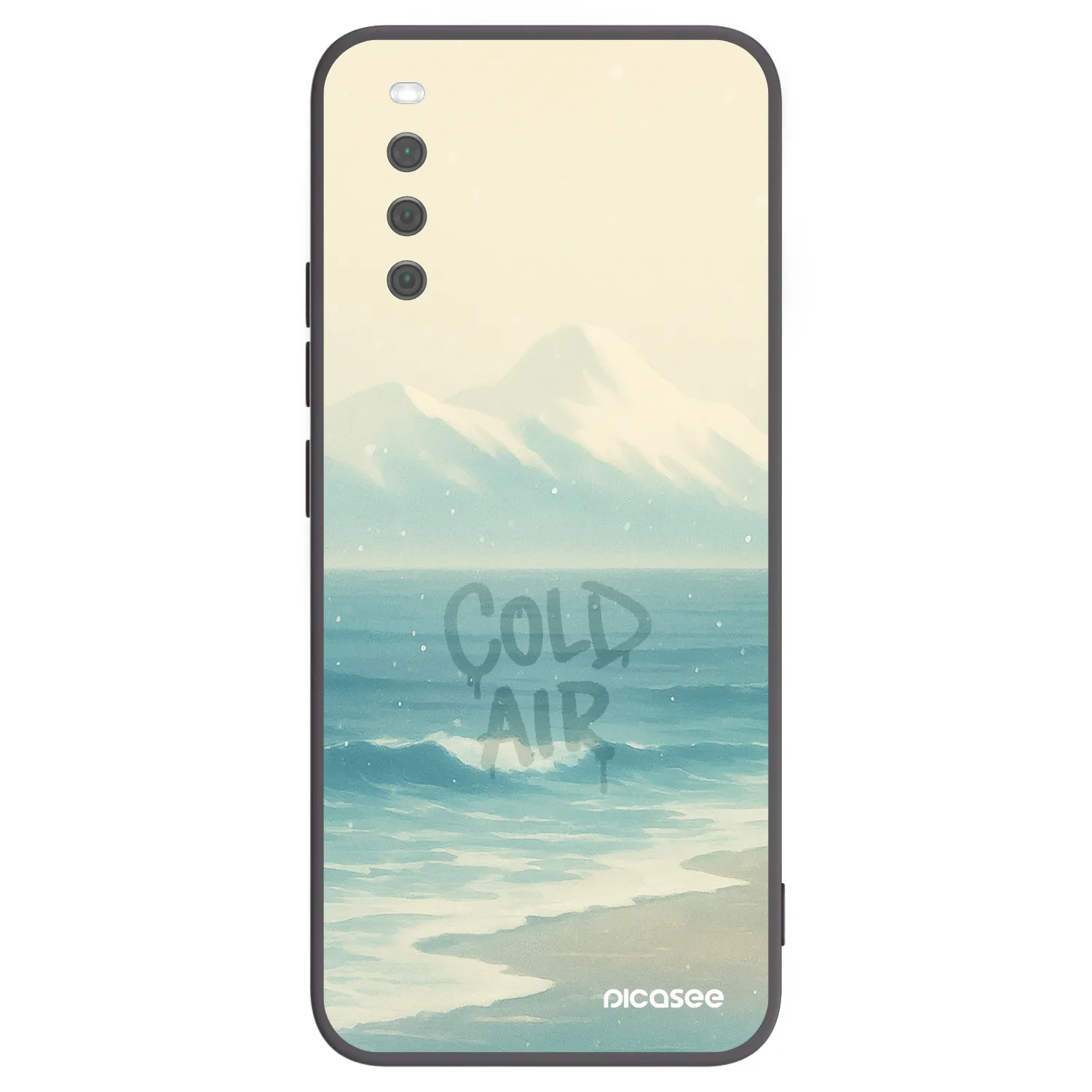 Picasee husă neagră din silicon pentru Sony Xperia 10 III - COLD AIR