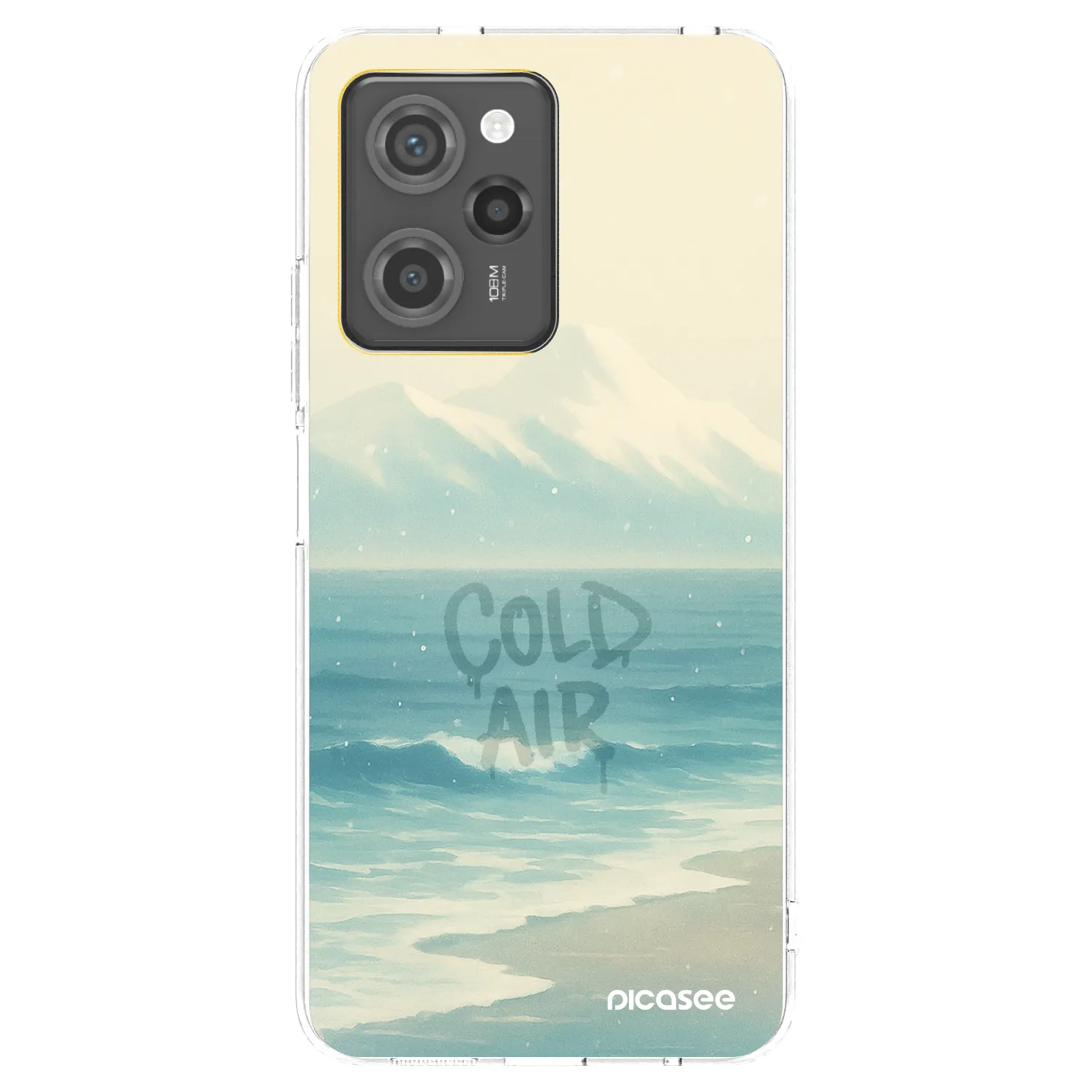 Picasee husă neagră din silicon pentru Xiaomi Poco X5 Pro - COLD AIR