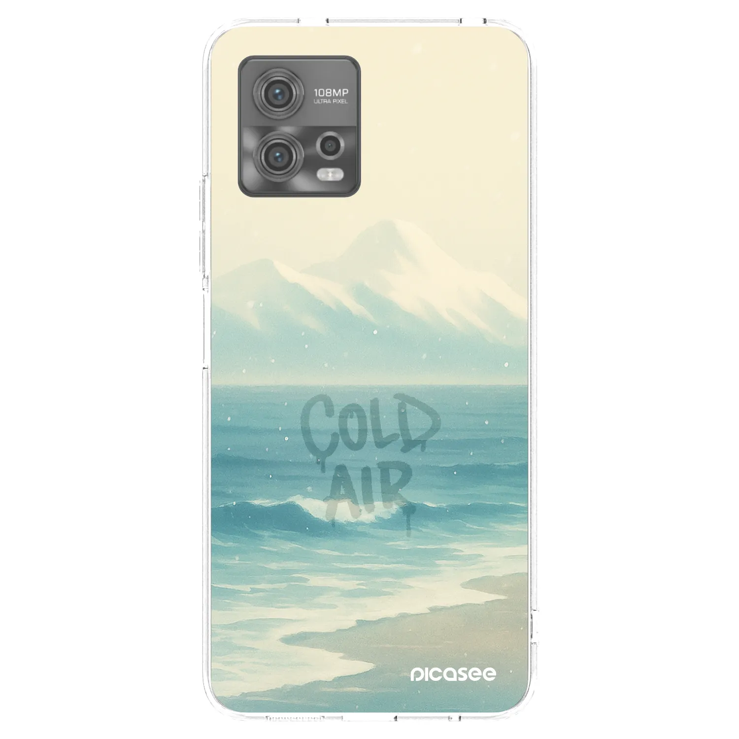 Picasee husă transparentă din silicon pentru Motorola Moto G72 - COLD AIR