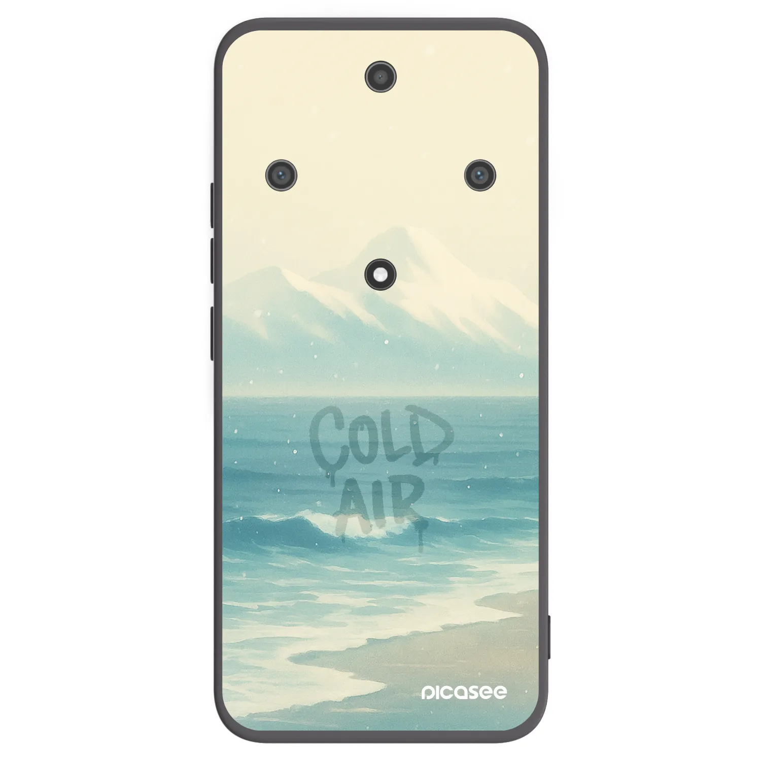 Picasee husă neagră din silicon pentru Honor Magic5 Lite 5G - COLD AIR