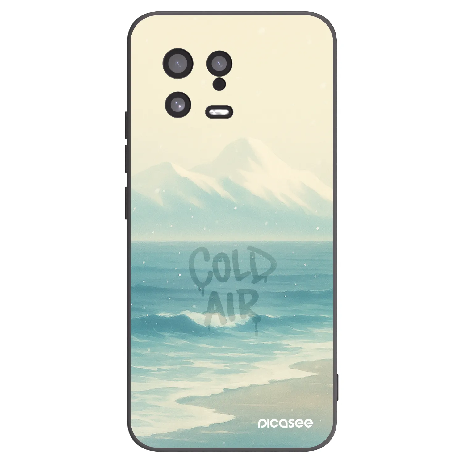 Picasee husă neagră din silicon pentru Xiaomi 13 - COLD AIR