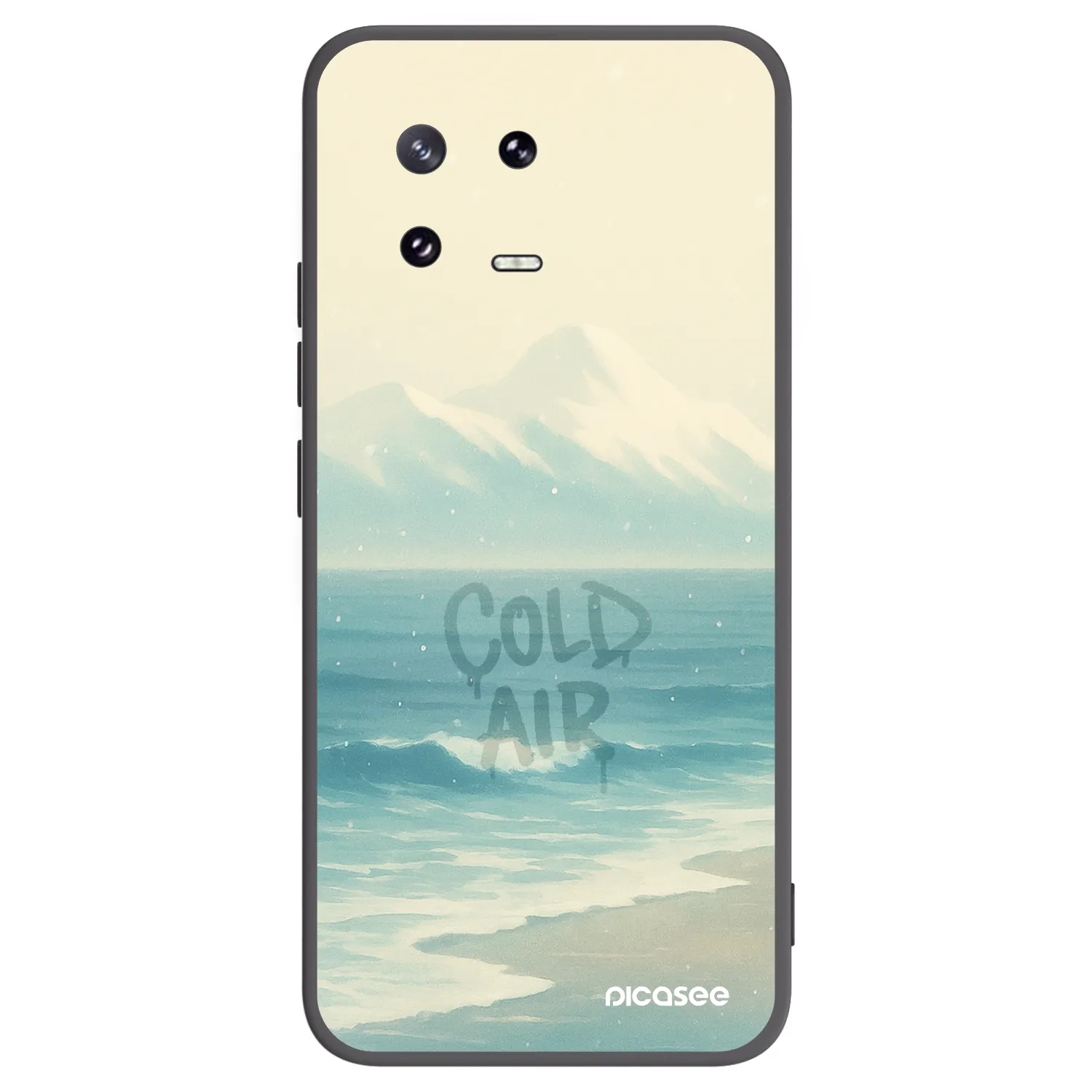 Picasee husă neagră din silicon pentru Xiaomi 13 Pro - COLD AIR