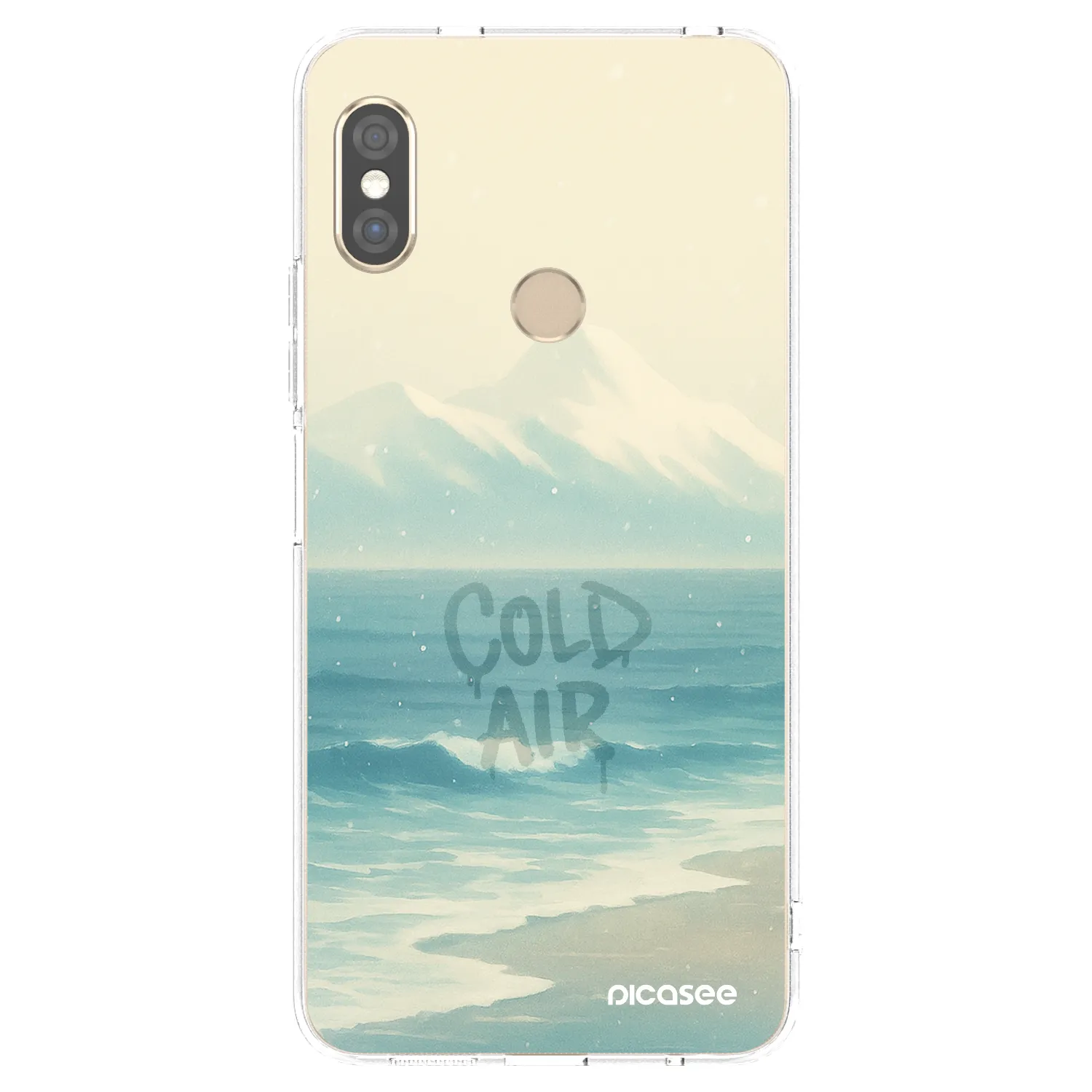 Picasee husă transparentă din silicon pentru Xiaomi Redmi Note 5 Global - COLD AIR