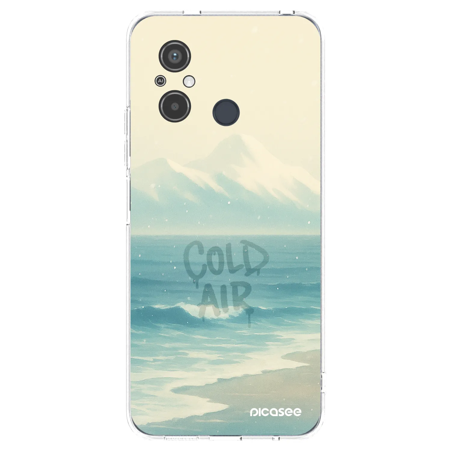 Picasee husă transparentă din silicon pentru Xiaomi Redmi 12C - COLD AIR