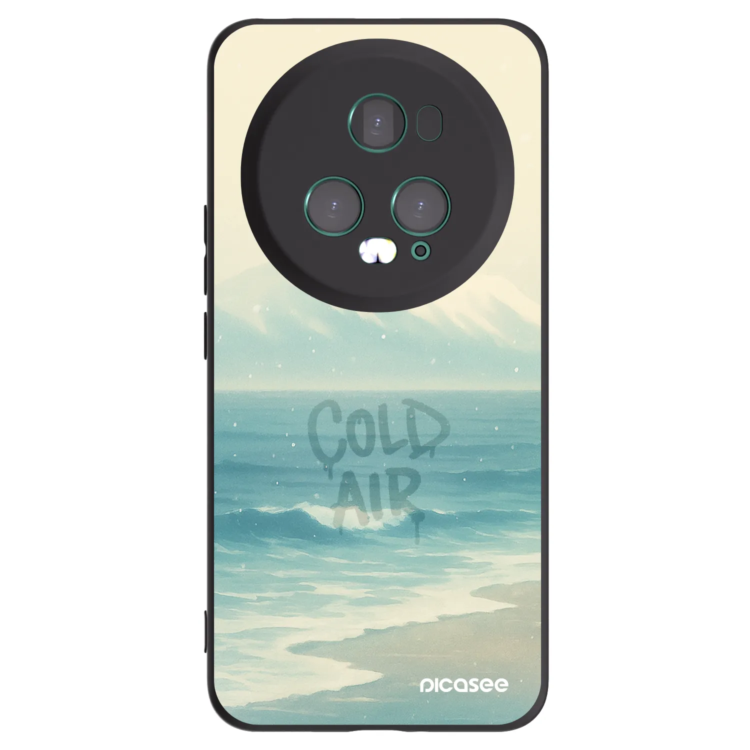 Picasee husă neagră din silicon pentru Honor Magic5 Pro - COLD AIR