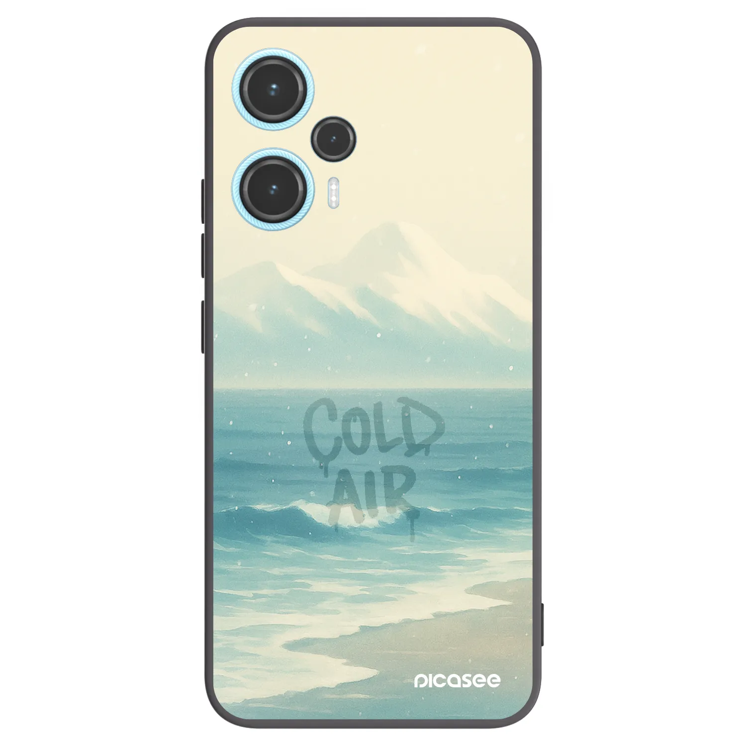 Picasee husă neagră din silicon pentru Xiaomi Poco F5 - COLD AIR
