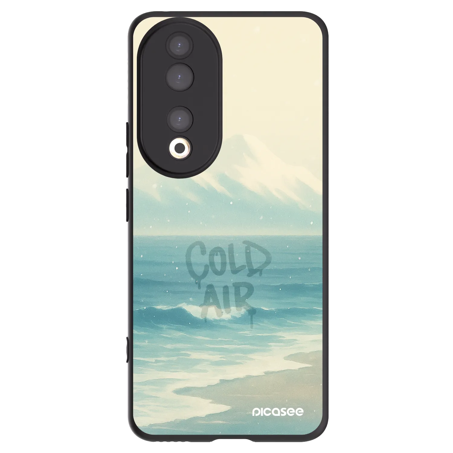 Picasee husă neagră din silicon pentru Honor 90 5G - COLD AIR