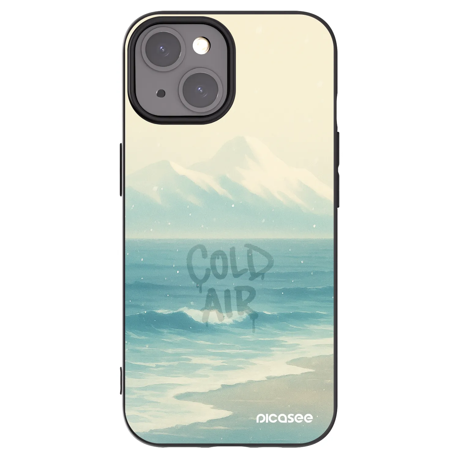 Picasee husă neagră din silicon pentru Apple iPhone 15 - COLD AIR