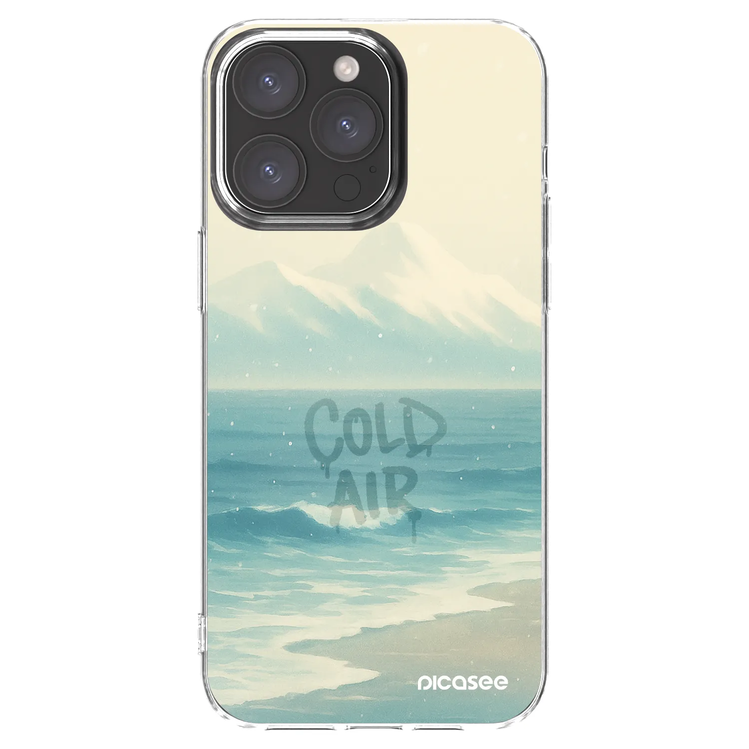 Picasee husă transparentă din silicon pentru Apple iPhone 15 Pro Max - COLD AIR