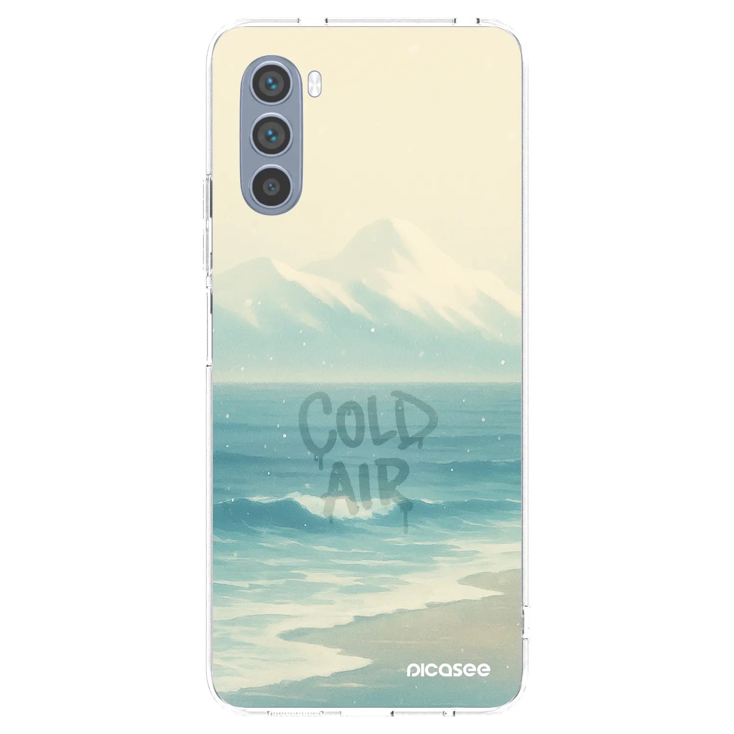Picasee husă transparentă din silicon pentru Motorola Moto G62 - COLD AIR