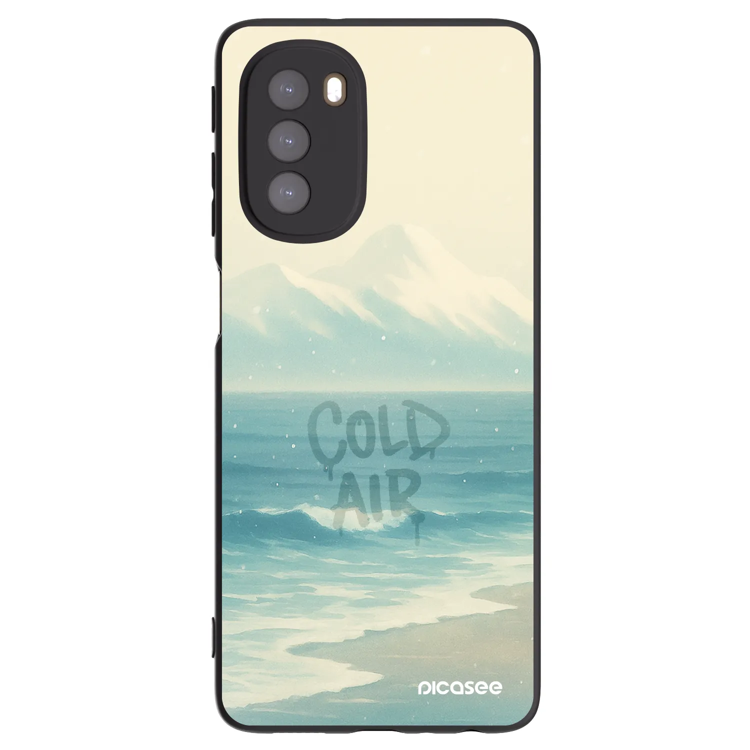 Picasee husă neagră din silicon pentru Motorola Moto G51 - COLD AIR