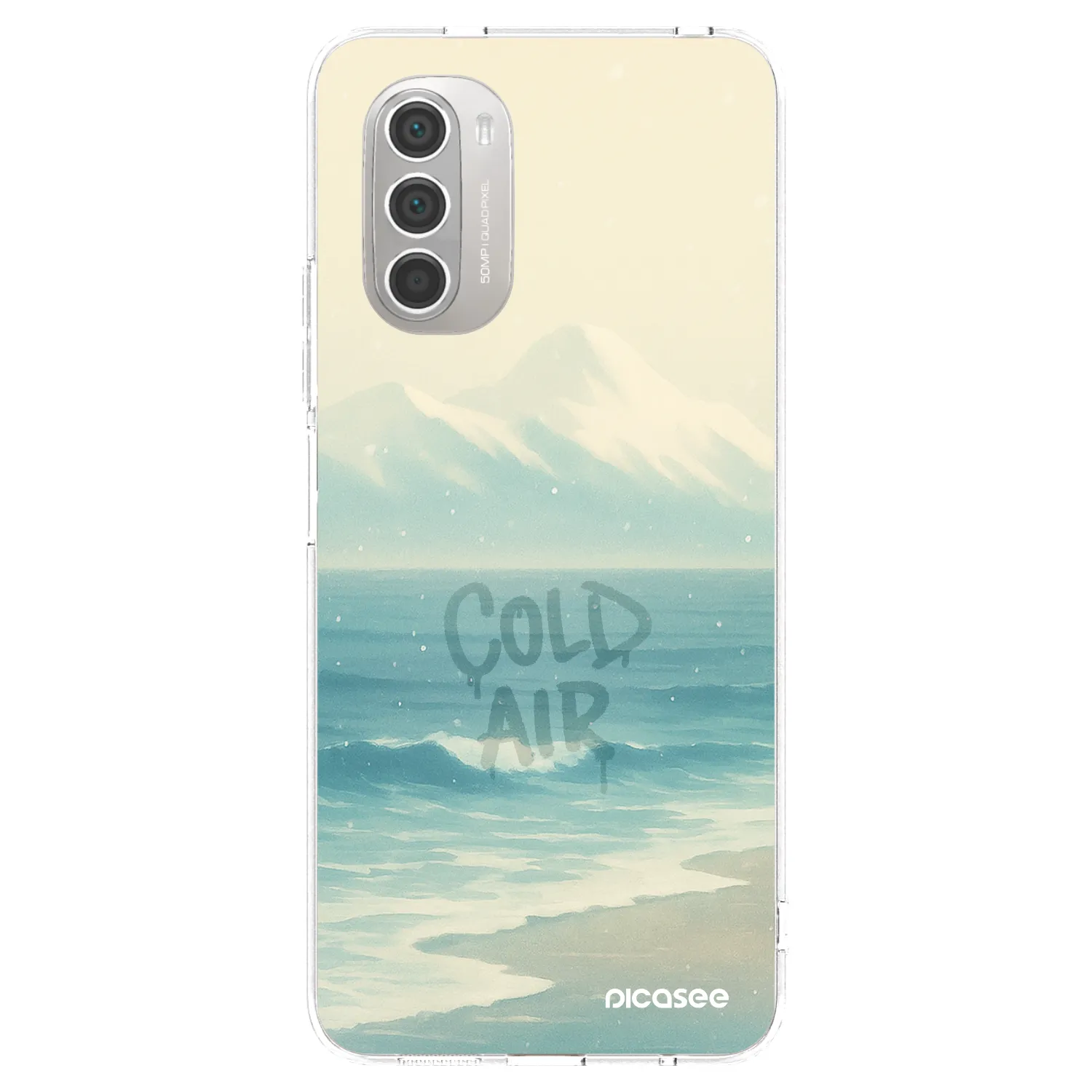 Picasee husă transparentă din silicon pentru Motorola Moto G51 - COLD AIR
