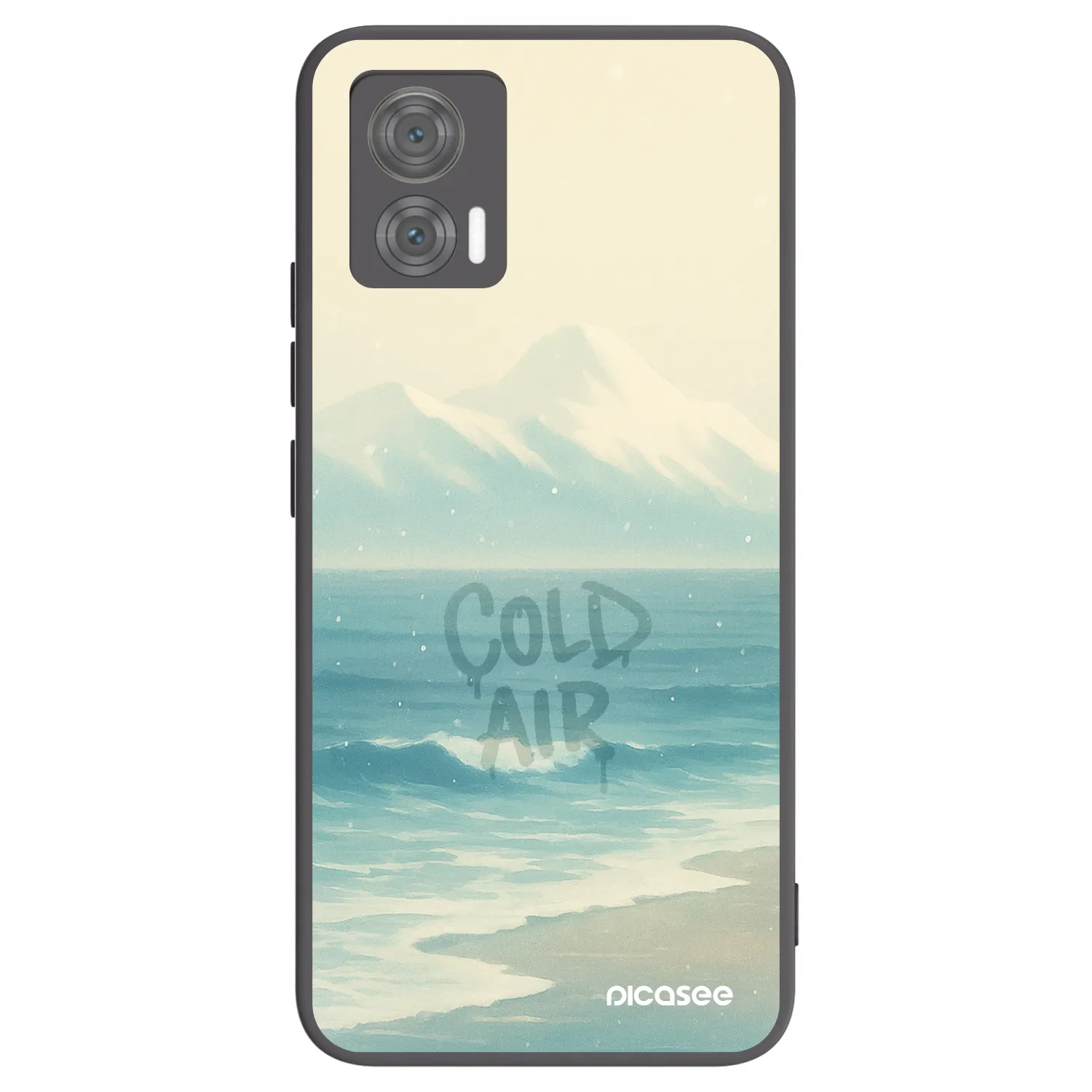 Picasee husă neagră din silicon pentru Motorola Edge 30 Neo - COLD AIR