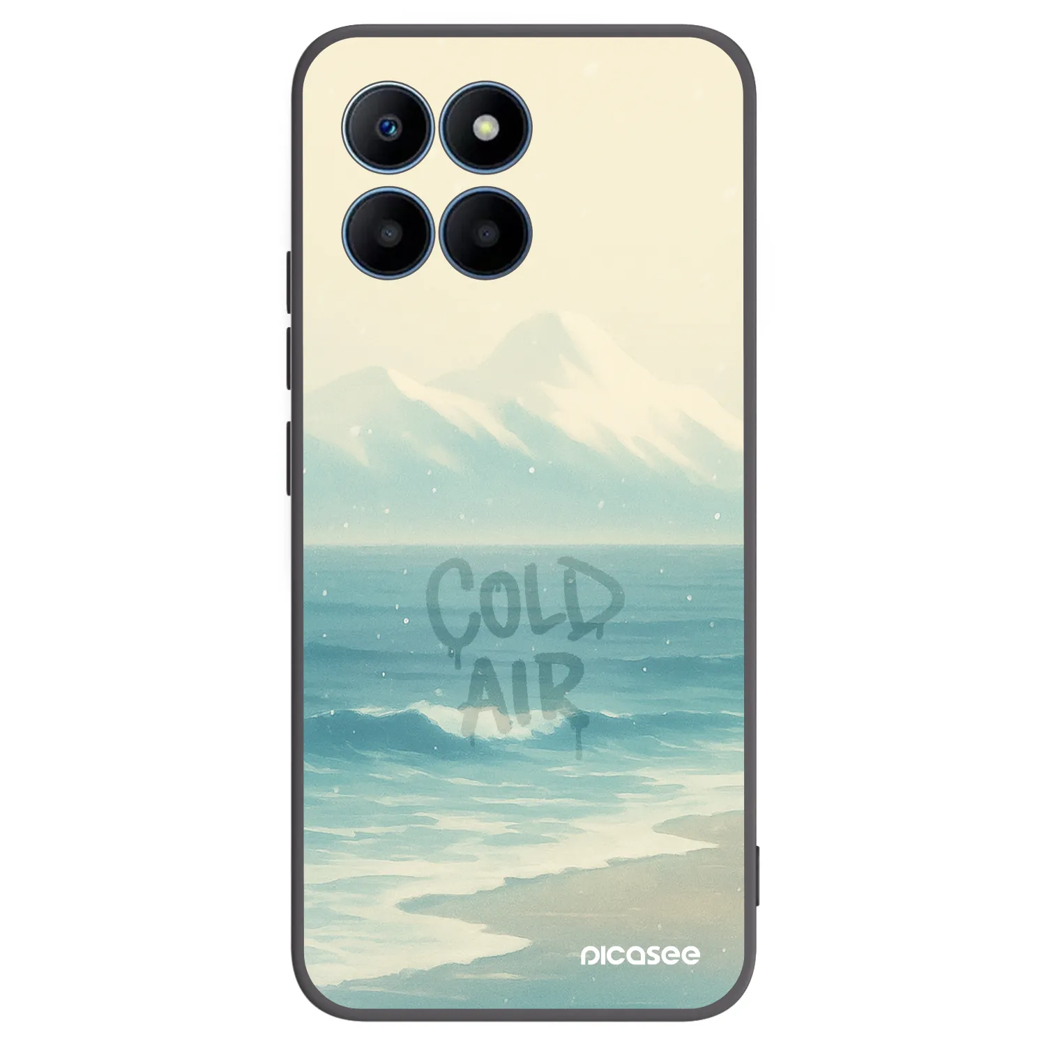 Picasee husă neagră din silicon pentru Honor 70 Lite - COLD AIR