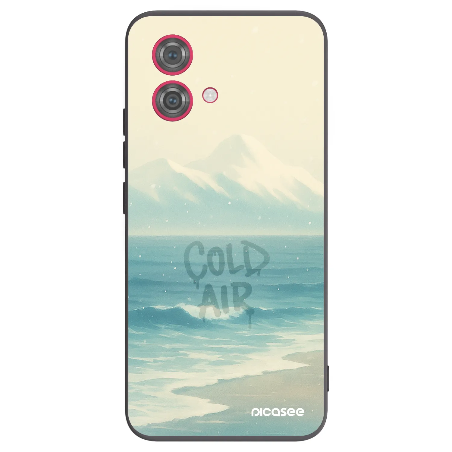 Picasee husă neagră din silicon pentru Motorola Moto G84 5G - COLD AIR