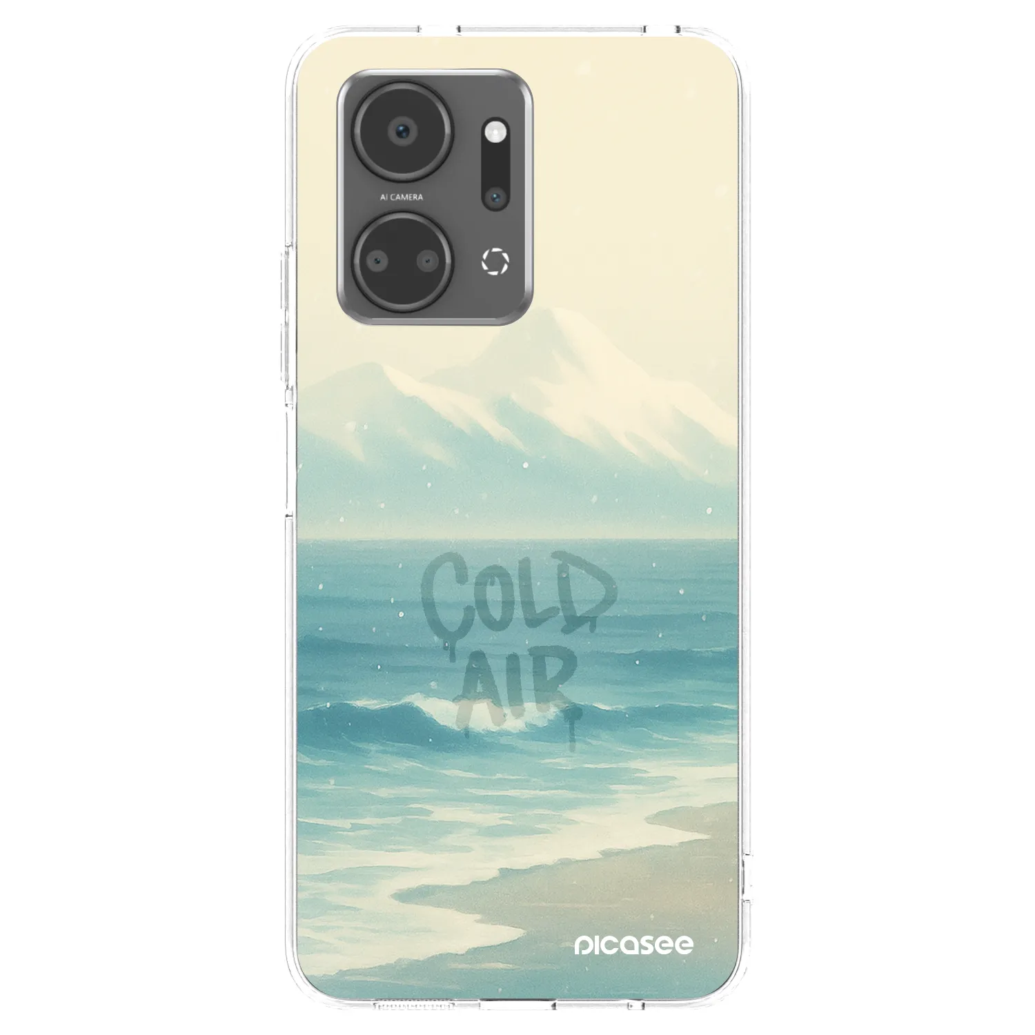 Picasee husă transparentă din silicon pentru Honor X7a - COLD AIR