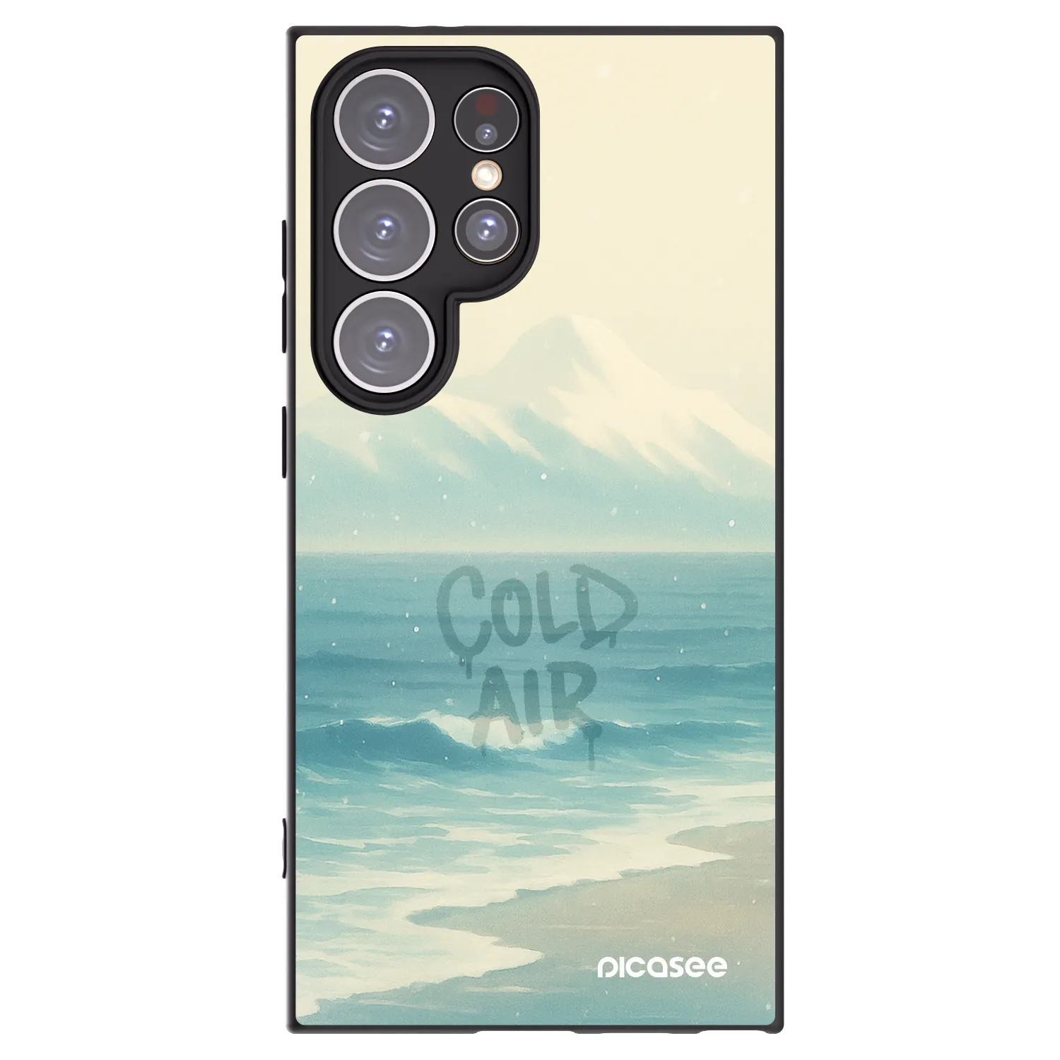 Picasee husă neagră din silicon pentru Samsung Galaxy S24 Ultra S928B 5G - COLD AIR