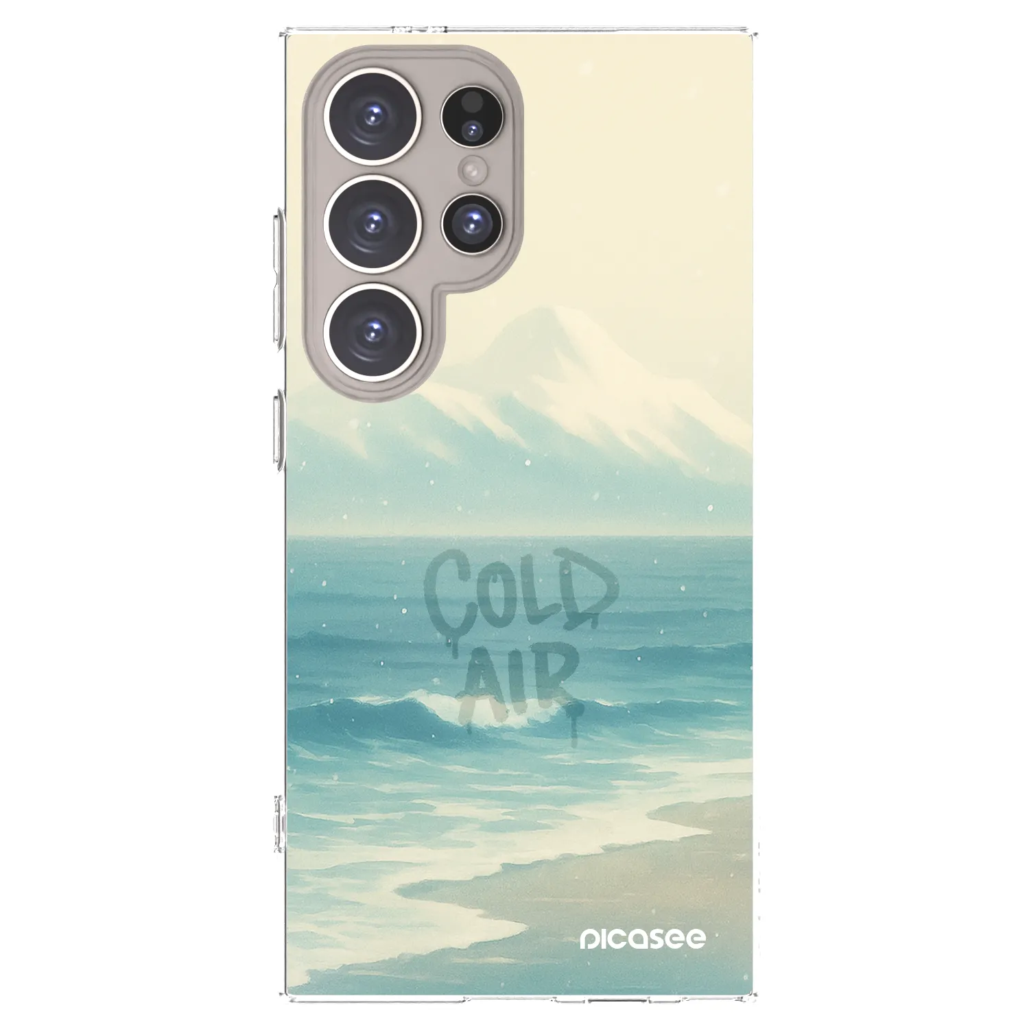 Picasee husă transparentă din silicon pentru Samsung Galaxy S24 Ultra S928B 5G - COLD AIR
