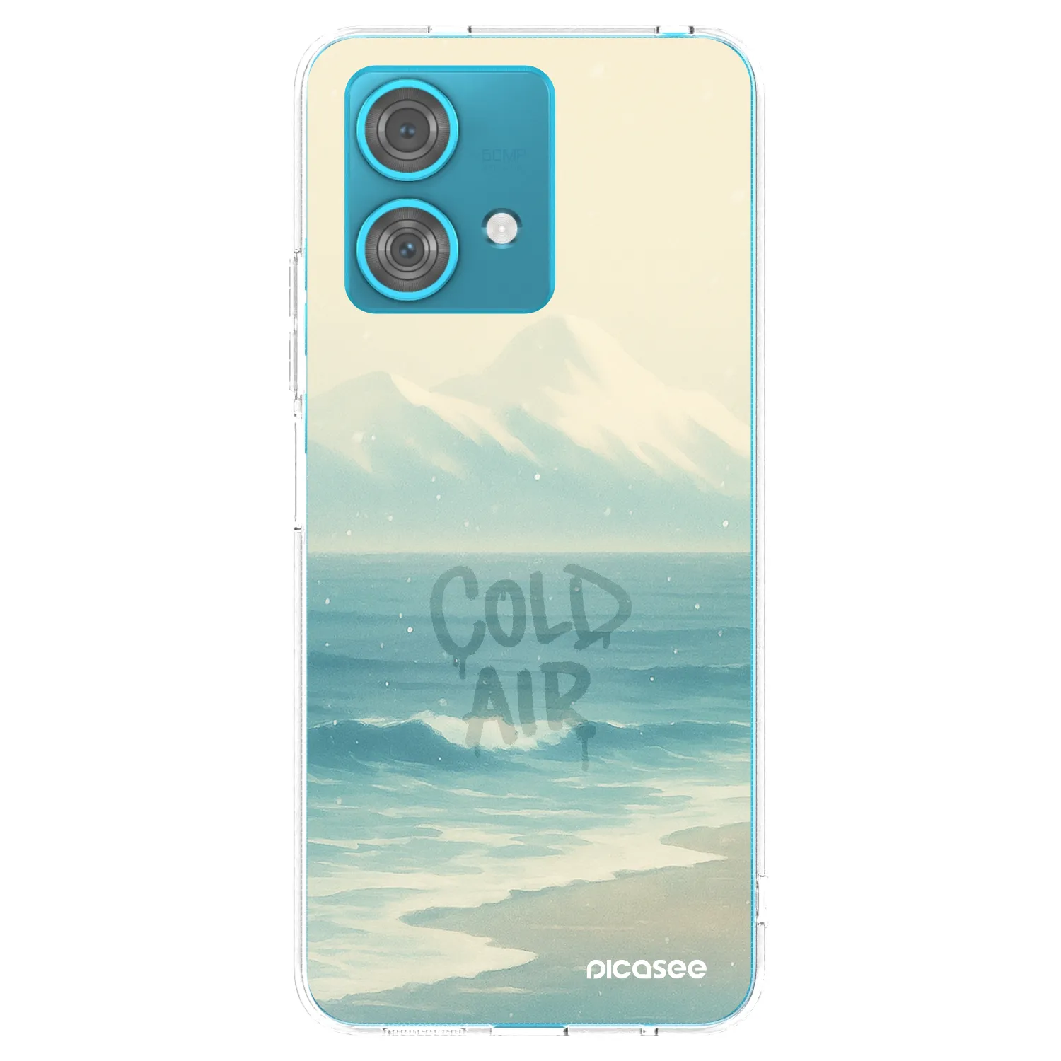 Picasee husă transparentă din silicon pentru Motorola Edge 40 Neo - COLD AIR