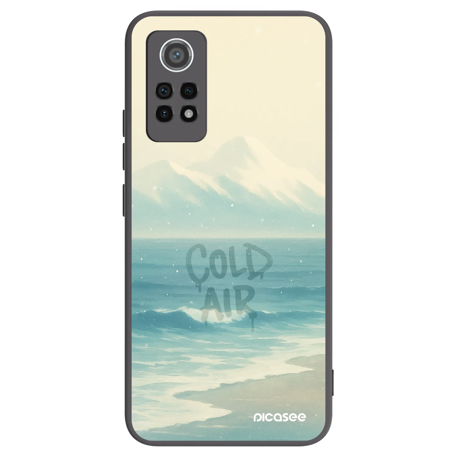Picasee husă neagră din silicon pentru Xiaomi Redmi Note 12 Pro 4G - COLD AIR