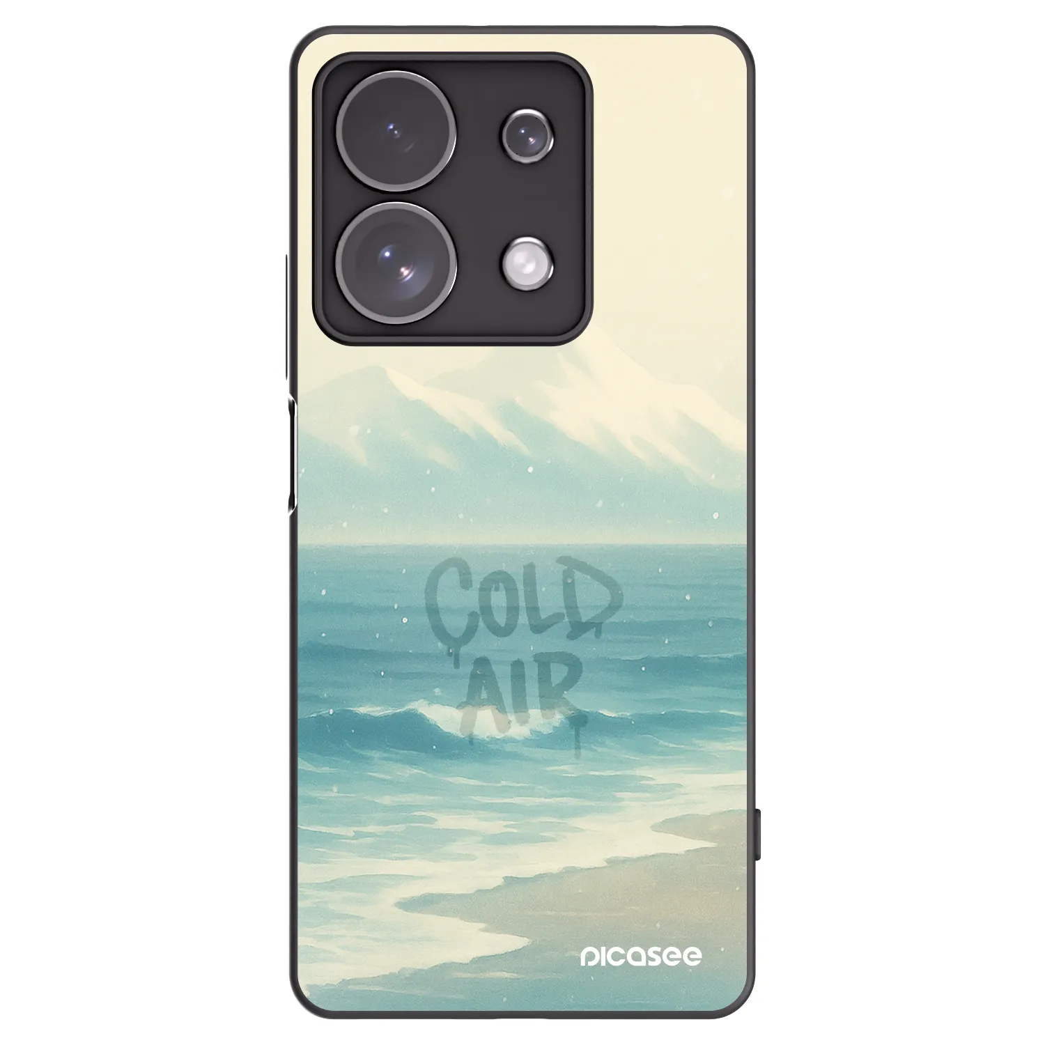 Picasee husă neagră din silicon pentru Xiaomi Redmi Note 13 Pro 4G - COLD AIR