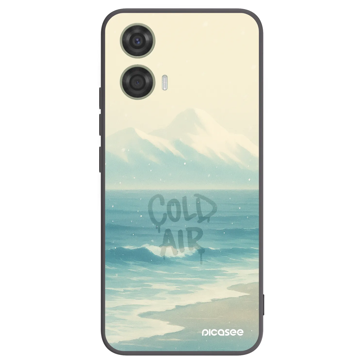 Picasee husă neagră din silicon pentru Motorola Moto G24 - COLD AIR