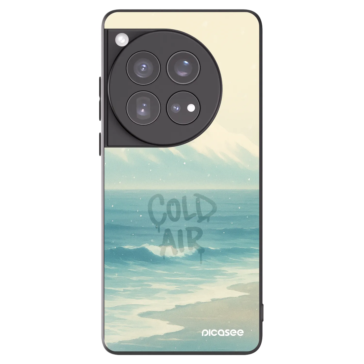 Picasee husă neagră din silicon pentru OnePlus 12 5G - COLD AIR