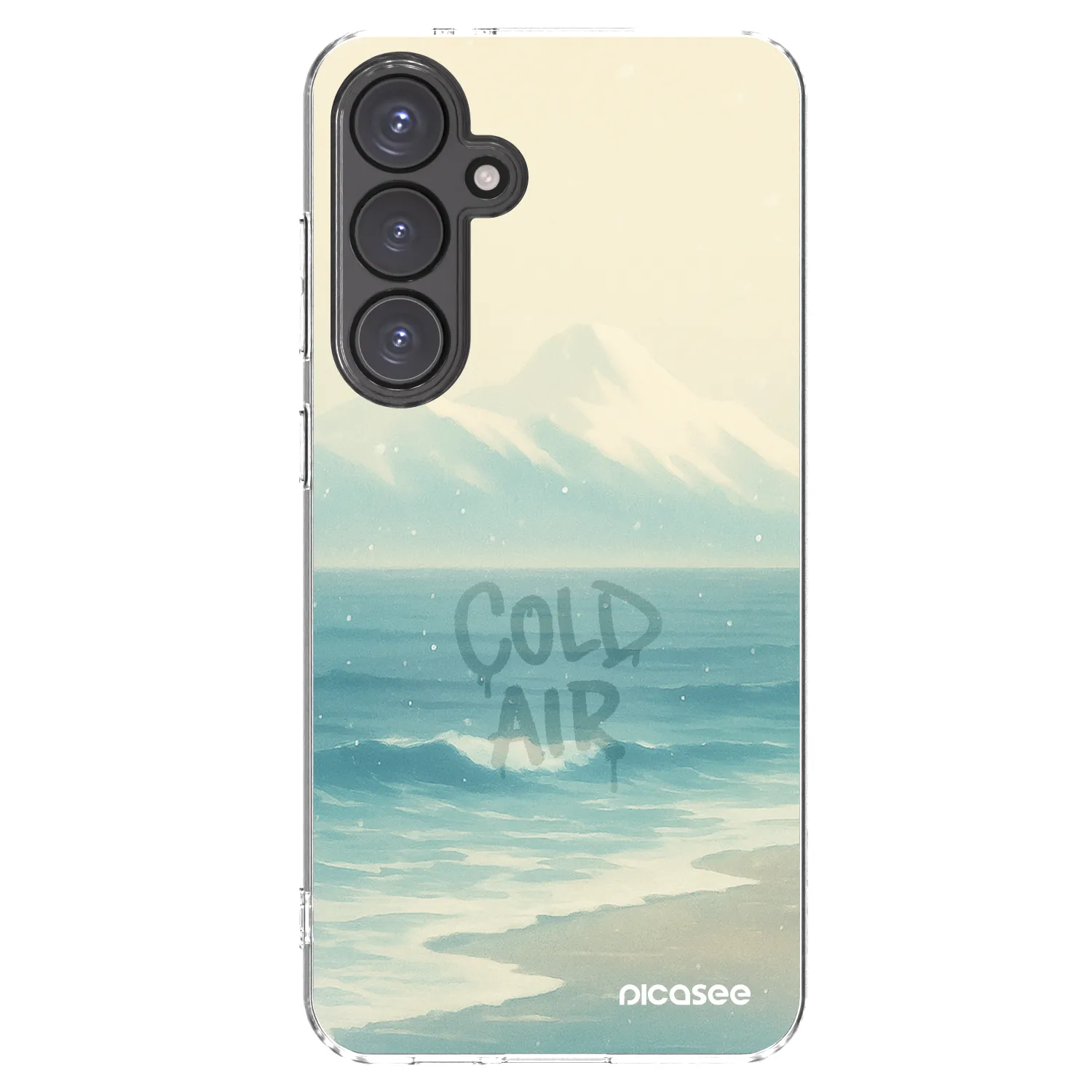 Picasee husă transparentă din silicon pentru Samsung Galaxy S24 FE S721B - COLD AIR