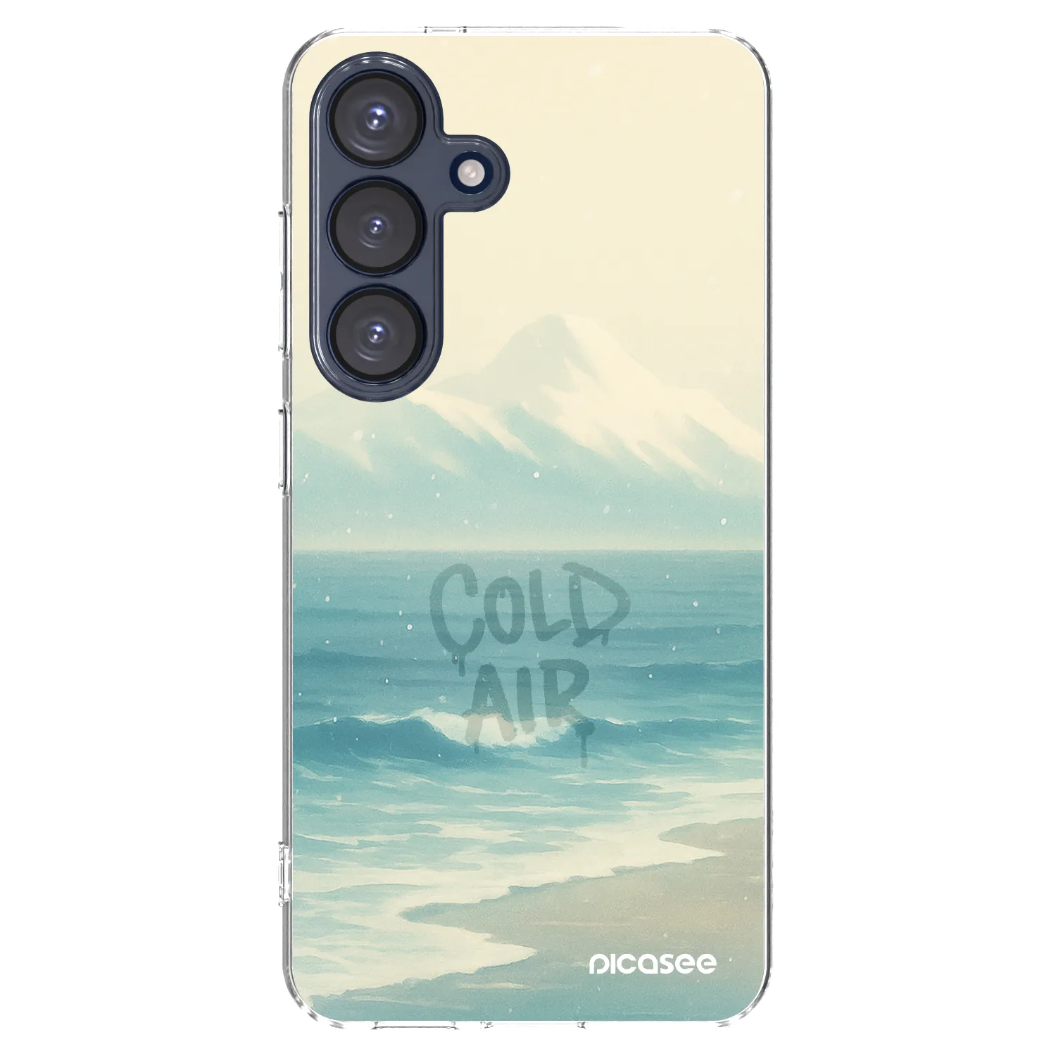 Picasee husă transparentă din silicon pentru Samsung Galaxy S25 5G - COLD AIR